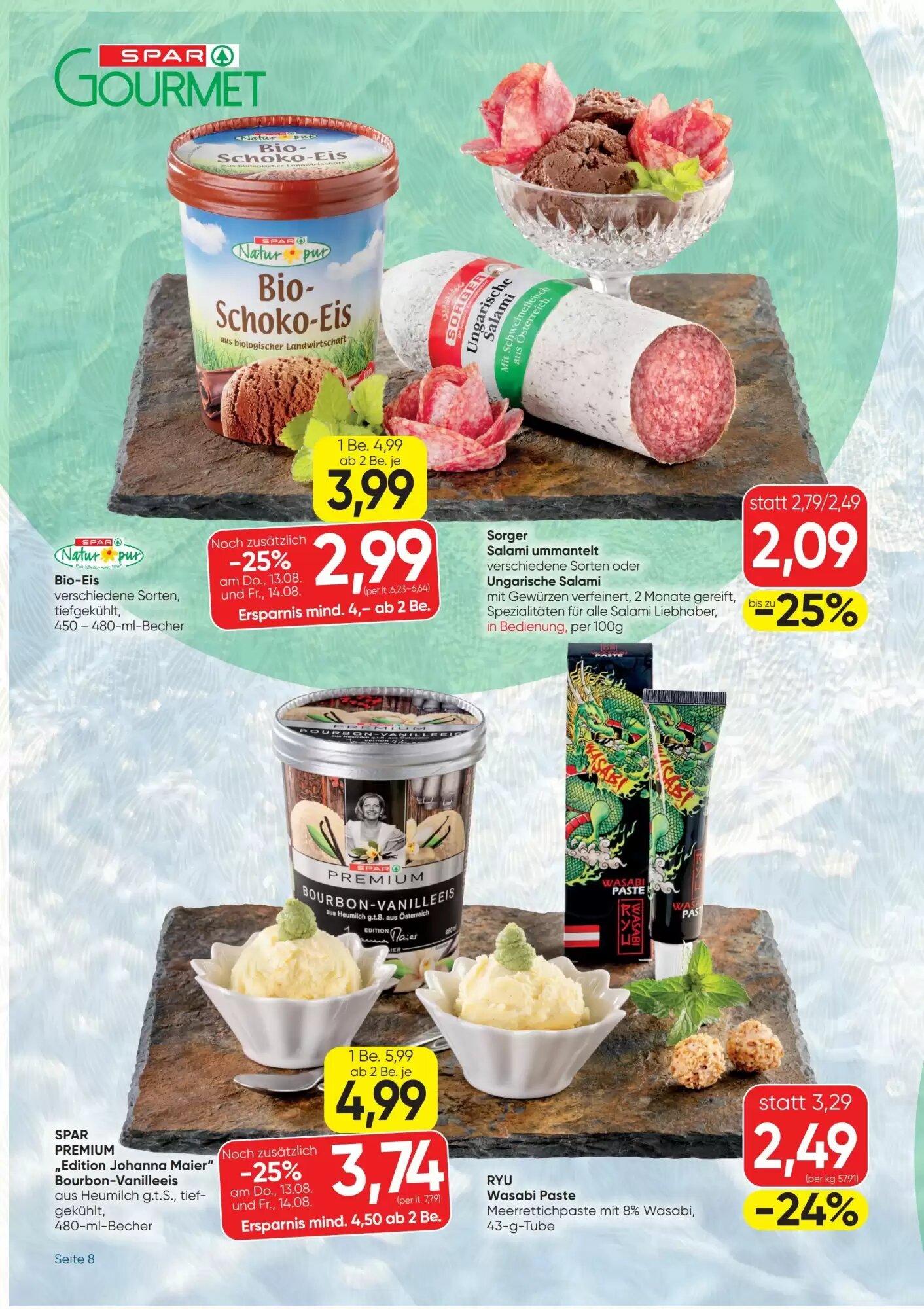 SPAR Gourmet Flugblatt (ab 13.08.2026) - Angebote und Prospekt - Seite 8