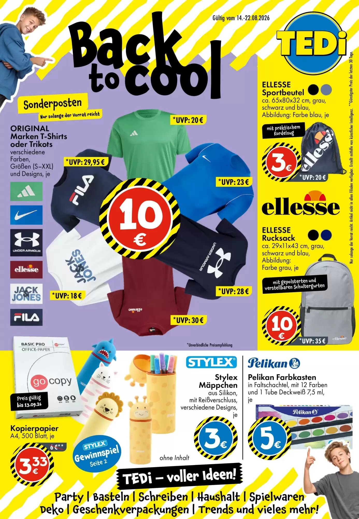 TEDi Flugblatt (ab 14.08.2026) - Angebote und Prospekt - Seite 1