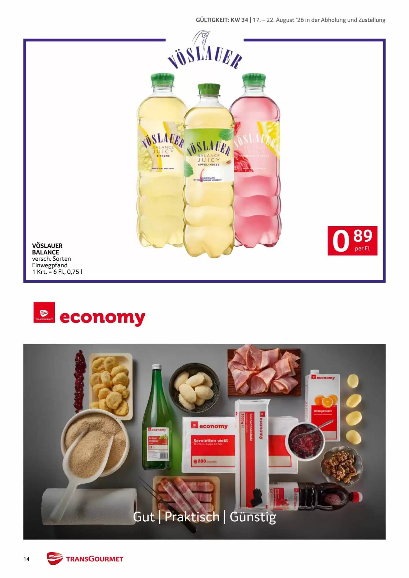 Transgourmet Flugblatt (ab 17.08.2026) - Angebote und Prospekt - Seite 14