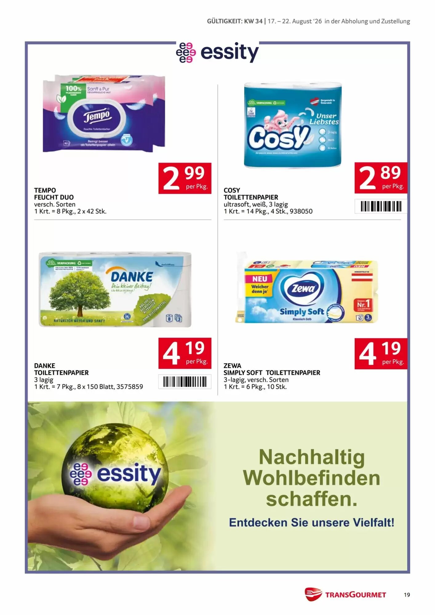 Transgourmet Flugblatt (ab 17.08.2026) - Angebote und Prospekt - Seite 19