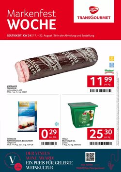 Transgourmet Flugblatt (ab 17.08.2026) - Angebote und Prospekt