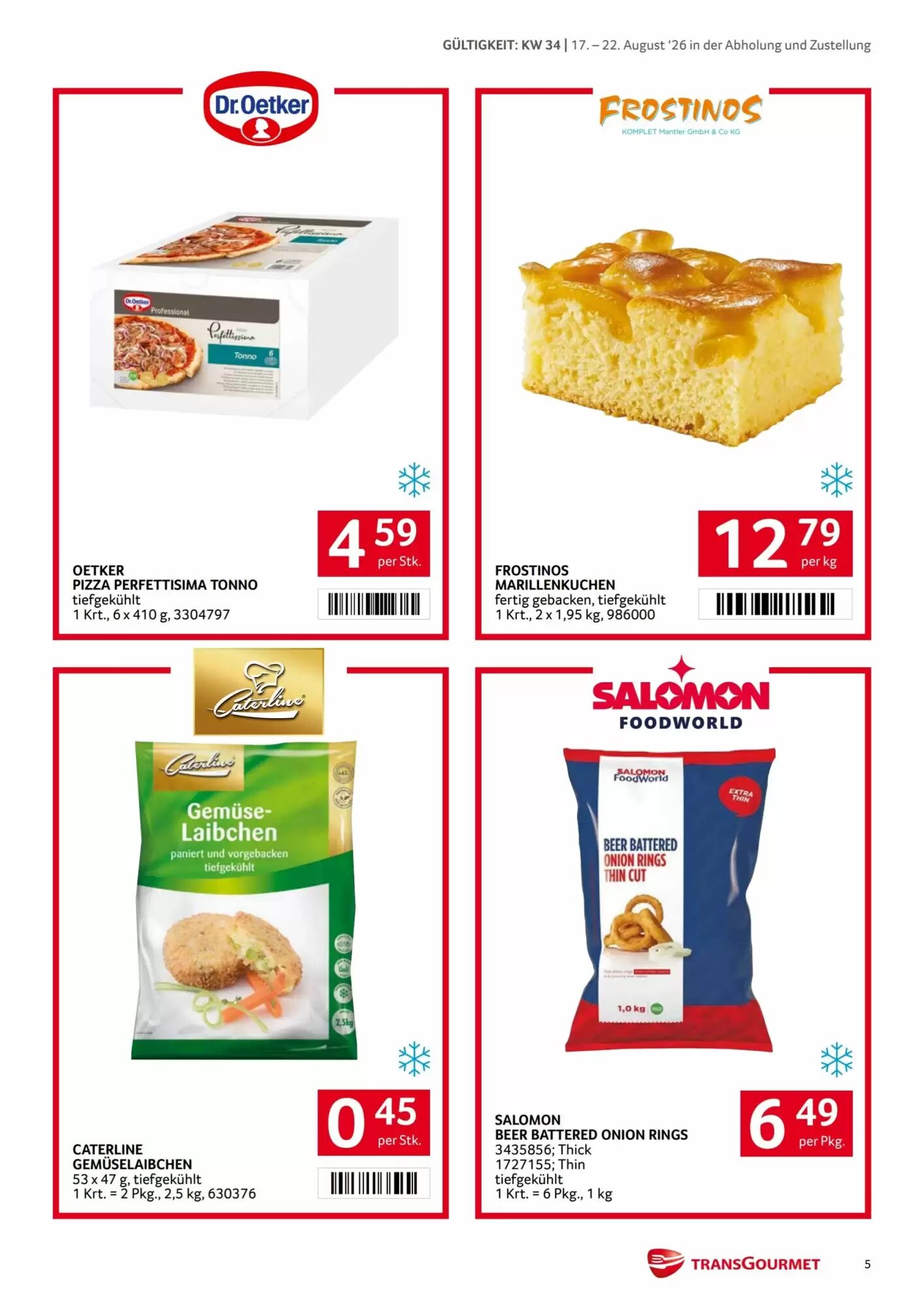 Transgourmet Flugblatt (ab 17.08.2026) - Angebote und Prospekt - Seite 5