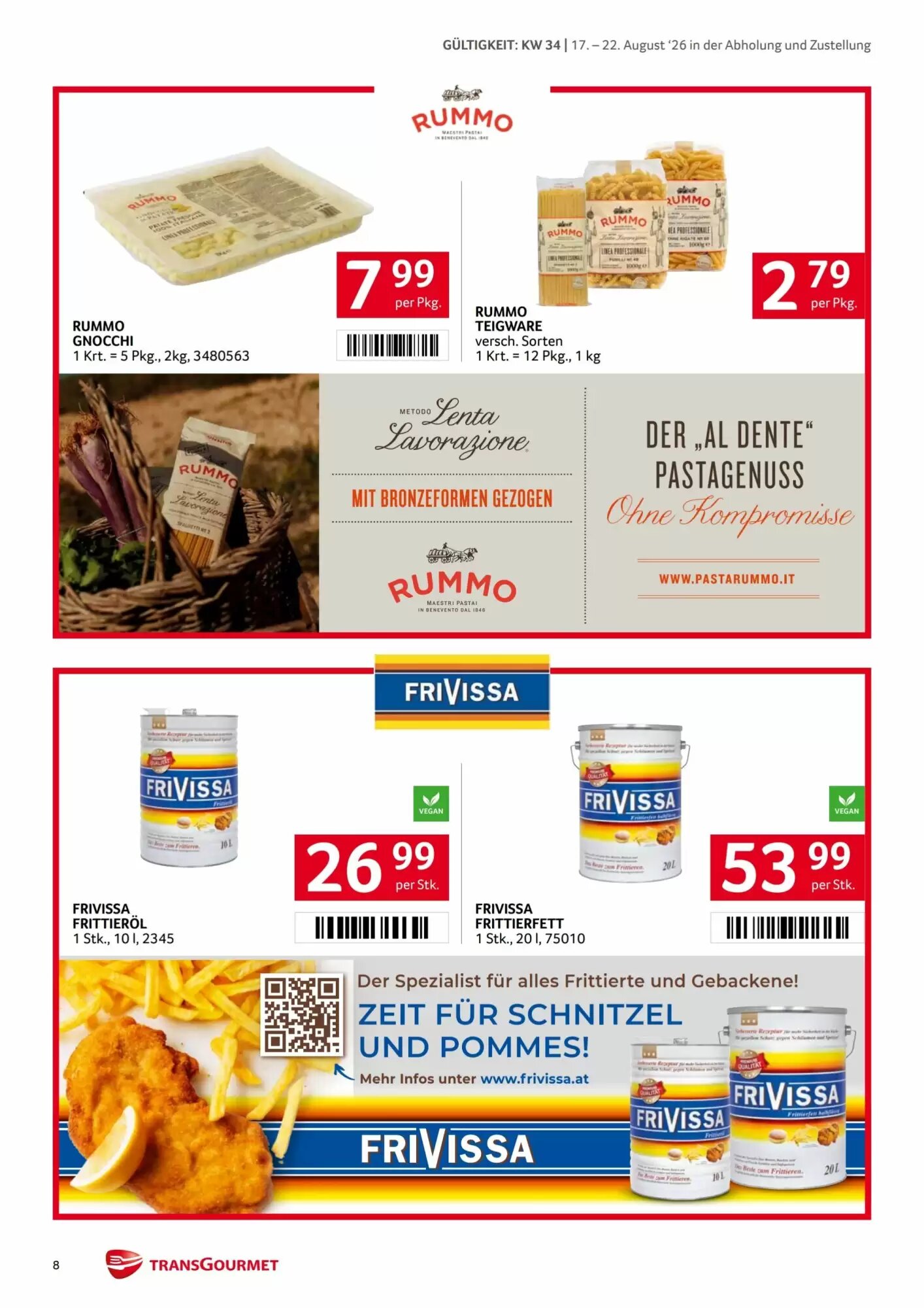 Transgourmet Flugblatt (ab 17.08.2026) - Angebote und Prospekt - Seite 8