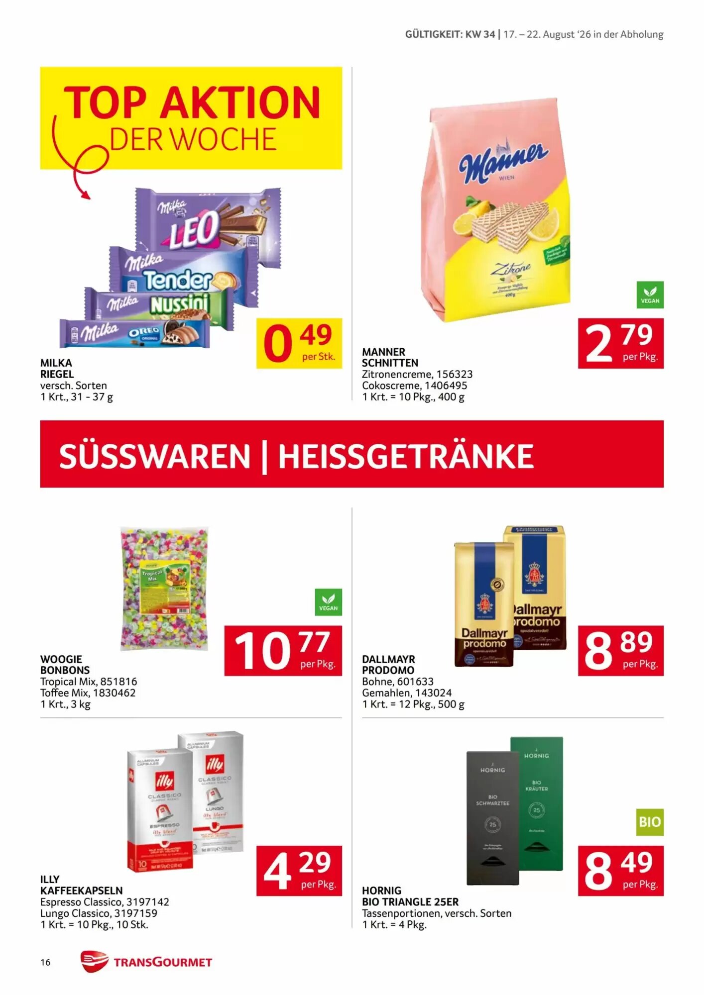 Transgourmet Flugblatt (ab 17.08.2026) - Angebote und Prospekt - Seite 15