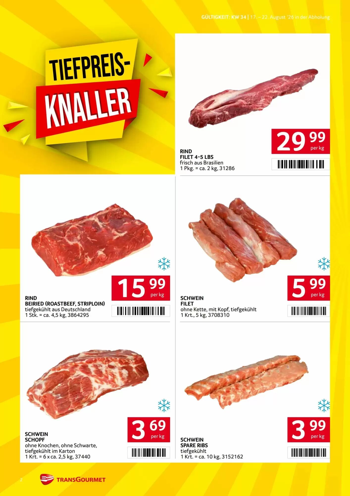 Transgourmet Flugblatt (ab 17.08.2026) - Angebote und Prospekt - Seite 2