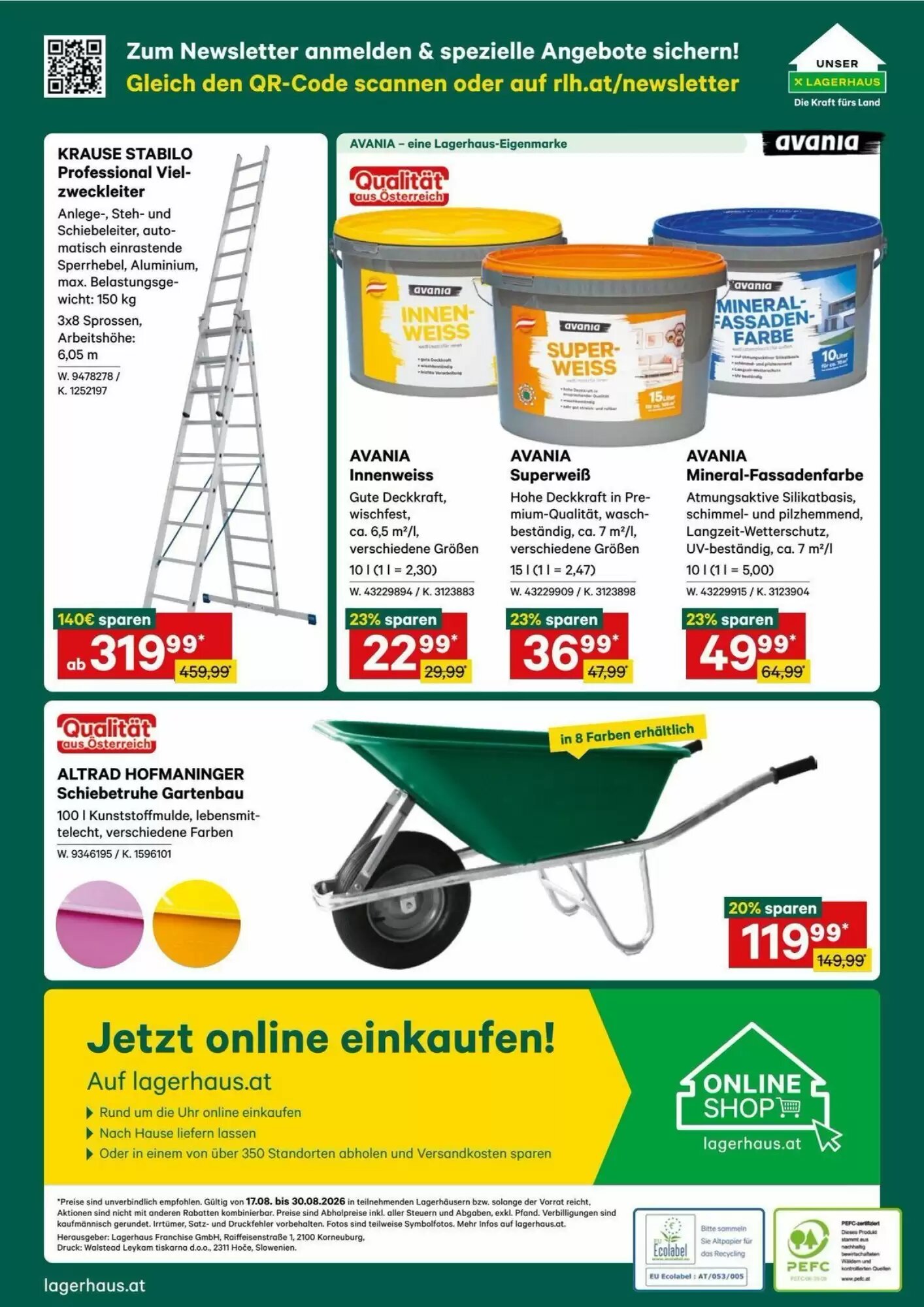 Lagerhaus Graz Land Flugblatt (ab 17.08.2026) - Angebote und Prospekt - Seite 10