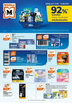 Müller Flugblatt (ab 17.08.2026) - Angebote und Prospekt
