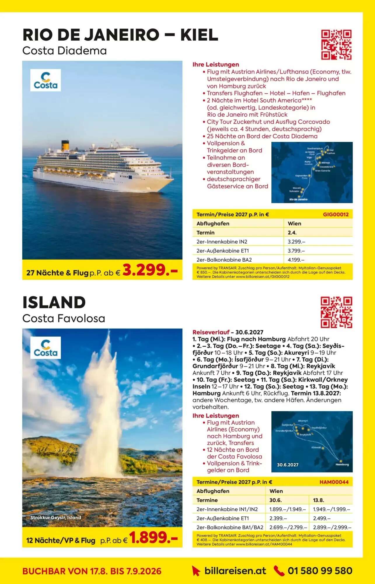 Billa Reisen Flugblatt (ab 17.08.2026) - Angebote und Prospekt - Seite 3