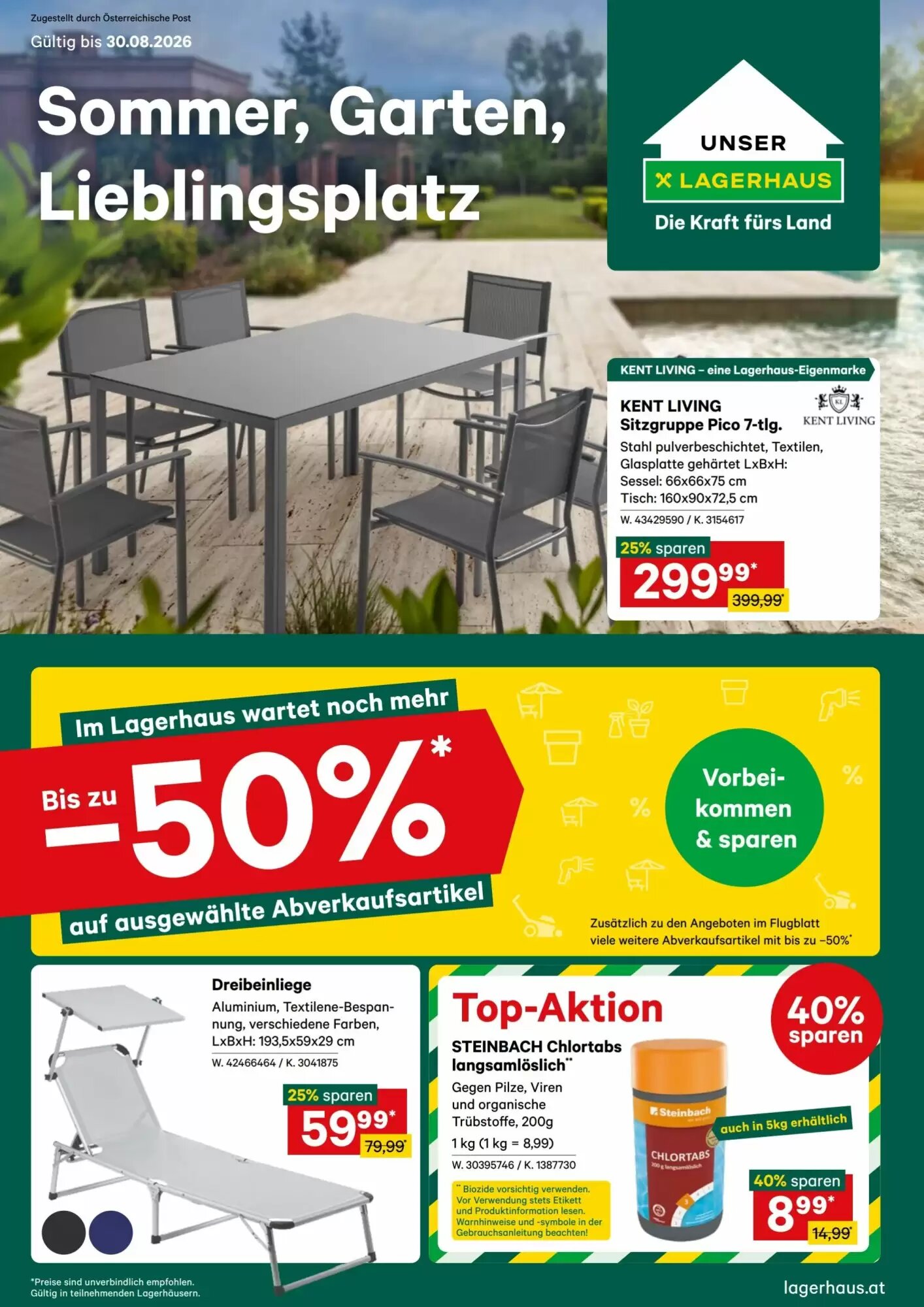 Lagerhaus Flugblatt (ab 17.08.2026) - Angebote und Prospekt - Seite 1