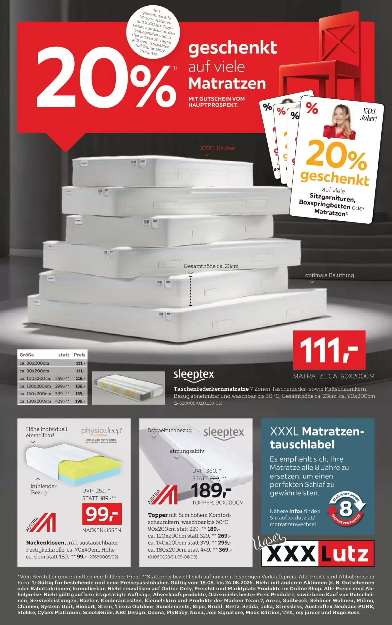 XXXLutz Flugblatt (ab 17.08.2026) - Angebote und Prospekt - Seite 1