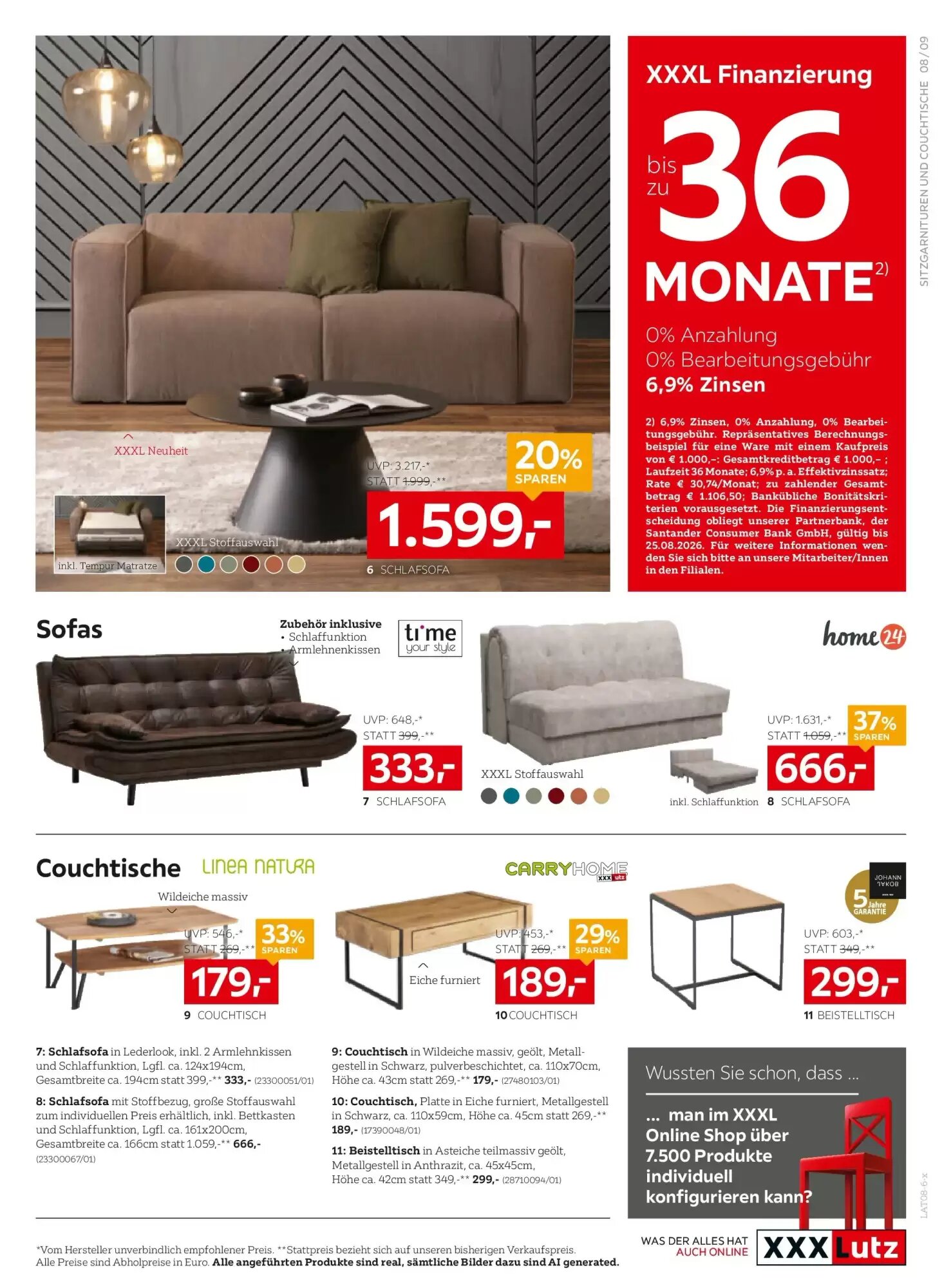 XXXLutz Flugblatt (ab 18.08.2026) - Angebote und Prospekt - Seite 9