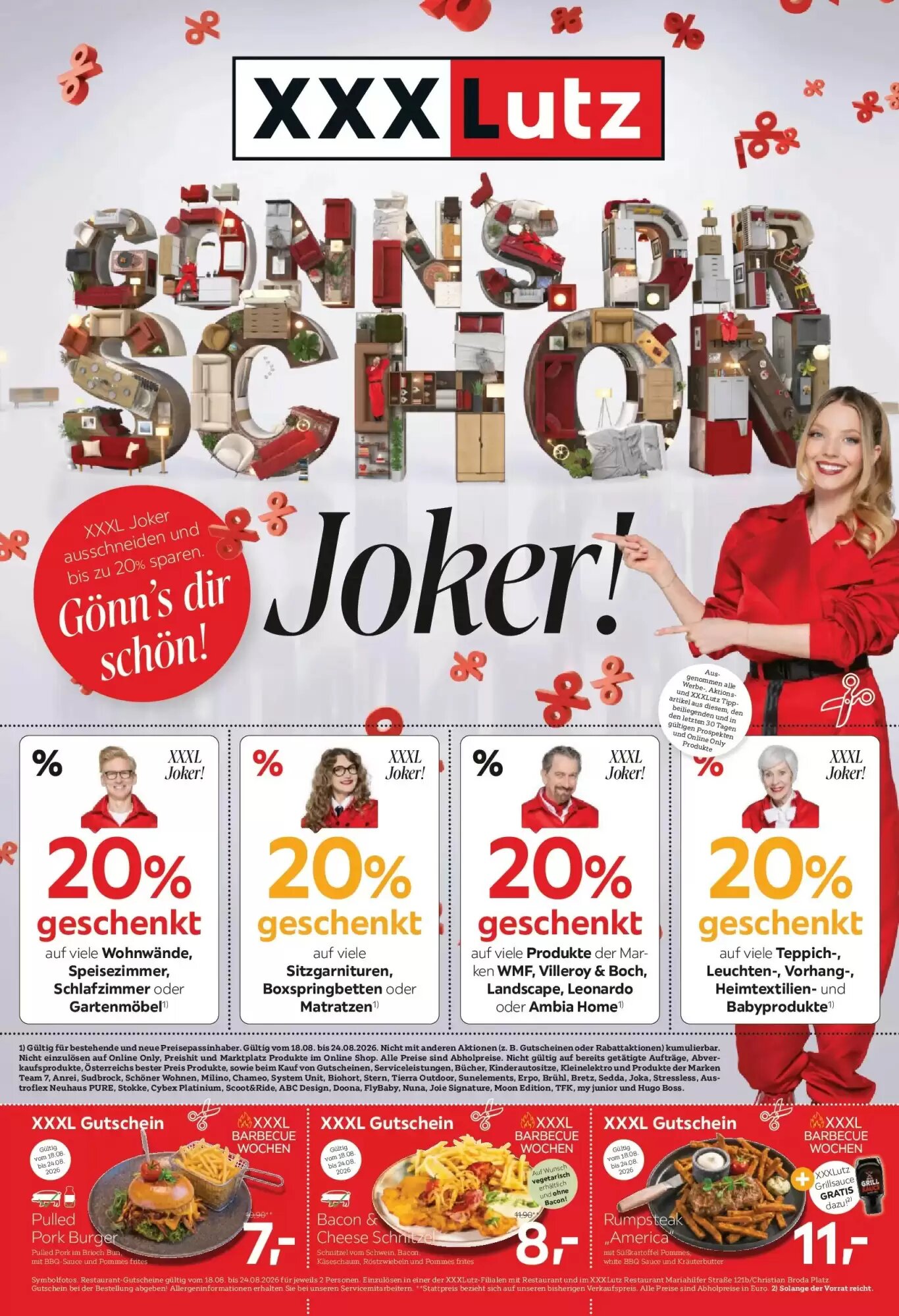 XXXLutz Flugblatt (ab 18.08.2026) - Angebote und Prospekt - Seite 1