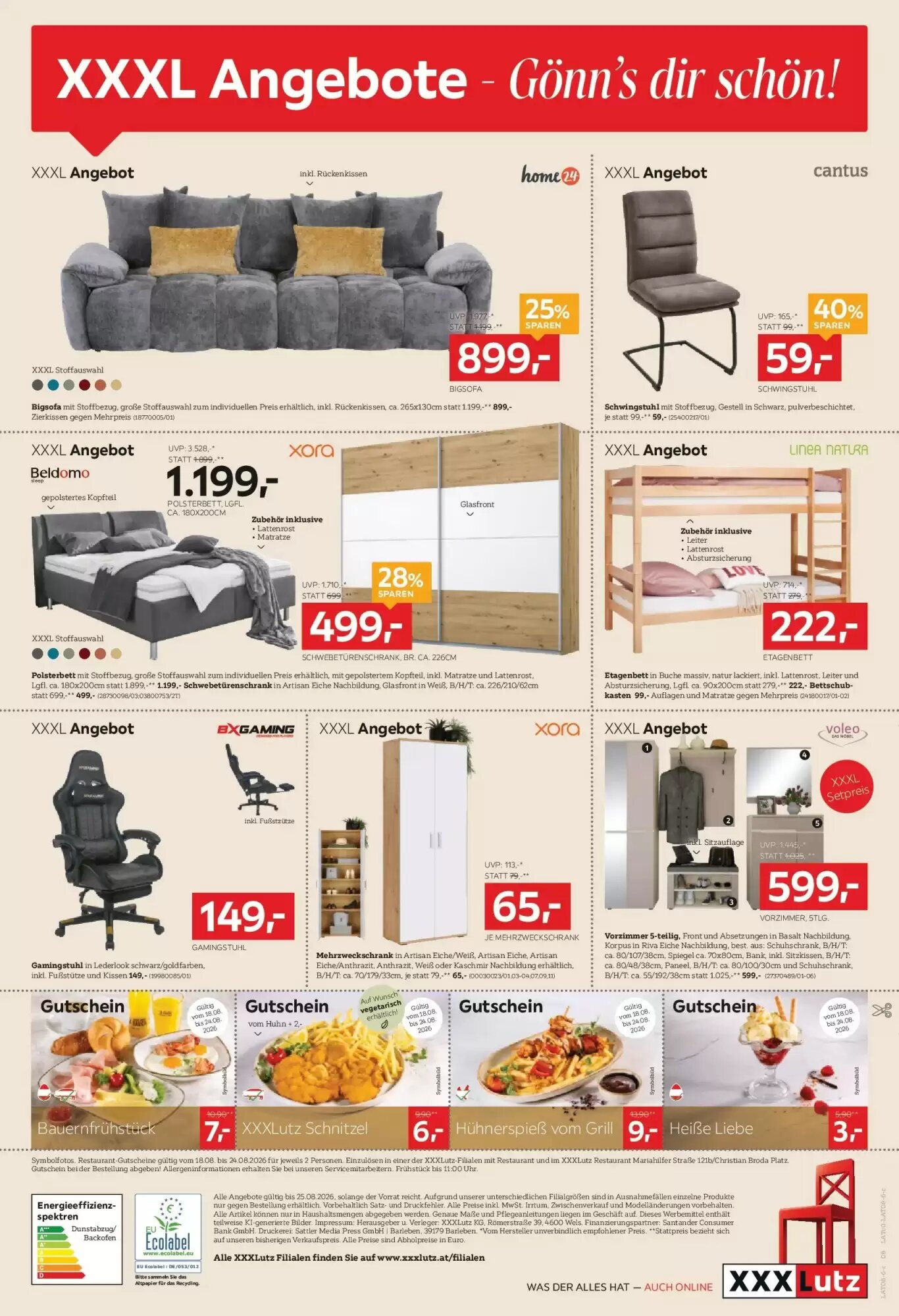 XXXLutz Flugblatt (ab 18.08.2026) - Angebote und Prospekt - Seite 8
