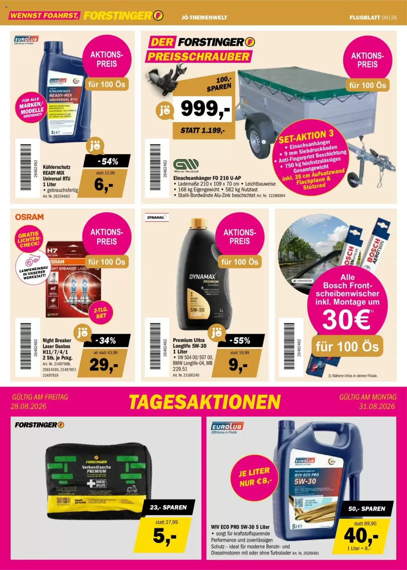 Forstinger Flugblatt (ab 19.08.2026) - Angebote und Prospekt - Seite 10
