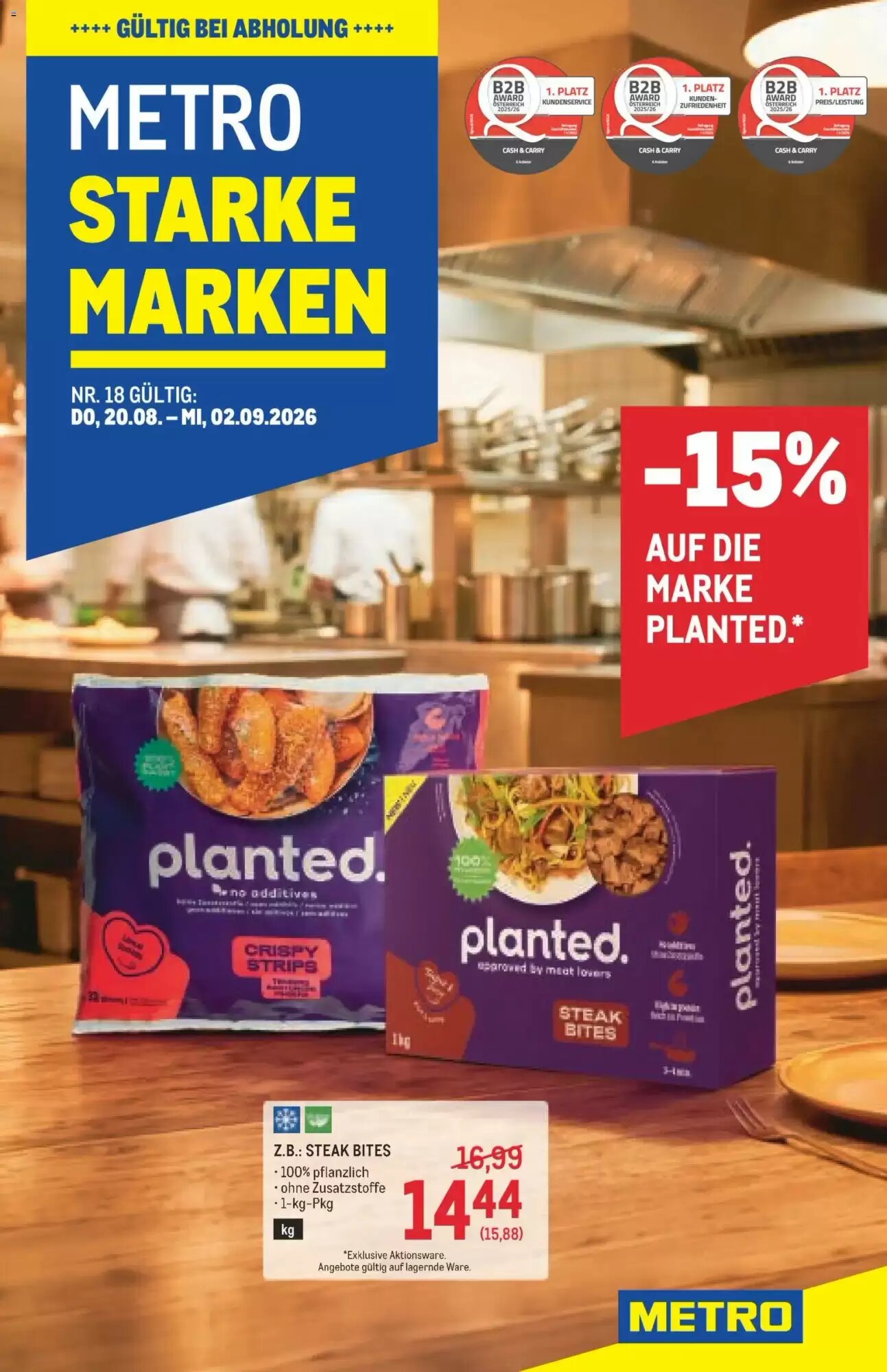 Metro Flugblatt (ab 20.08.2026) - Angebote und Prospekt - Seite 1