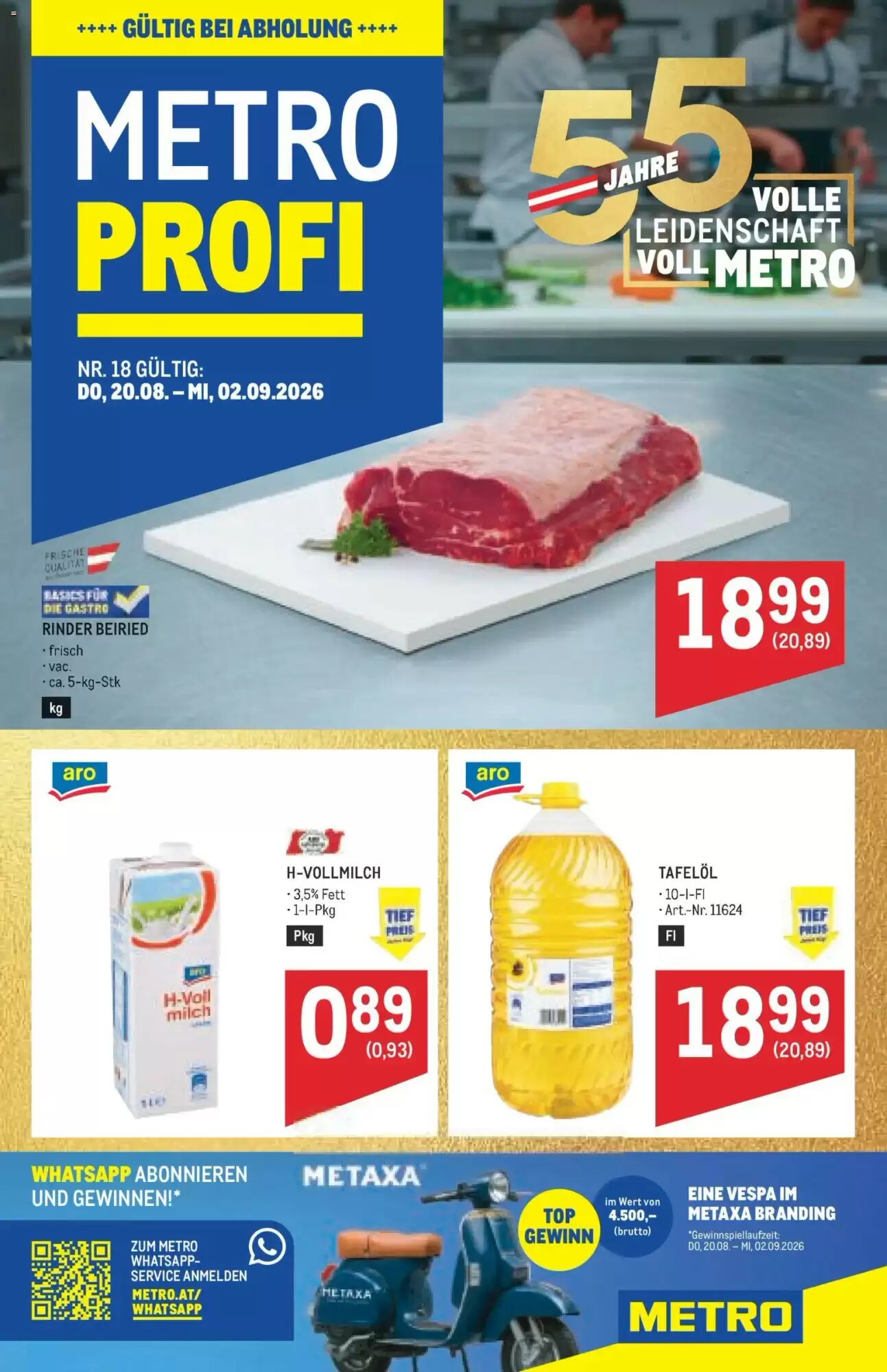 Metro Flugblatt (ab 20.08.2026) - Angebote und Prospekt - Seite 1