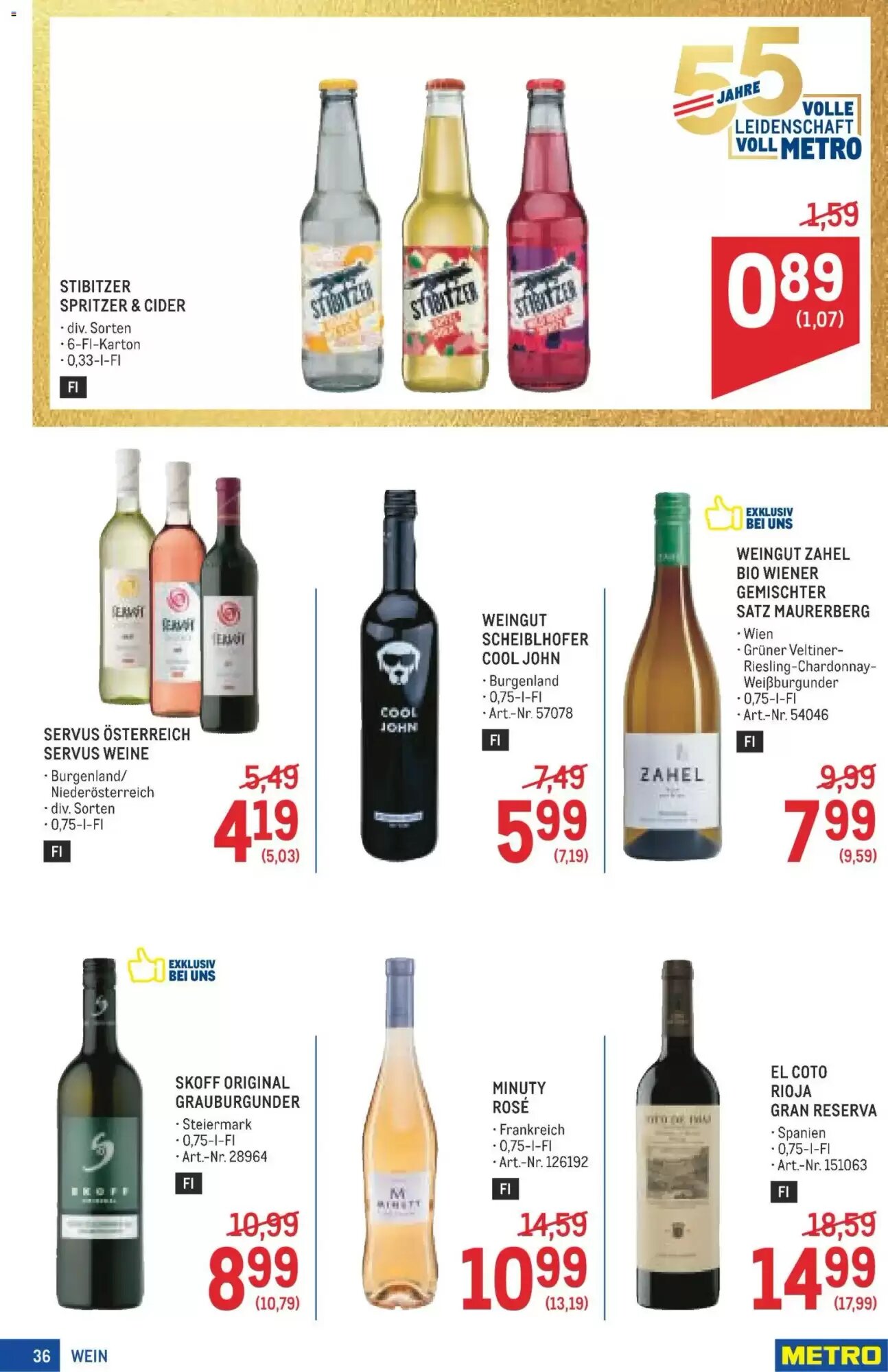 Metro Flugblatt (ab 20.08.2026) - Angebote und Prospekt - Seite 36