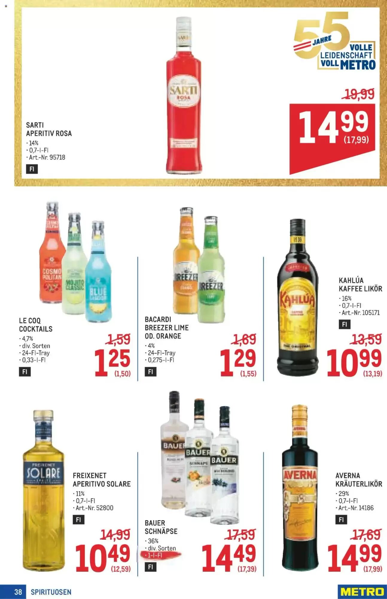 Metro Flugblatt (ab 20.08.2026) - Angebote und Prospekt - Seite 38