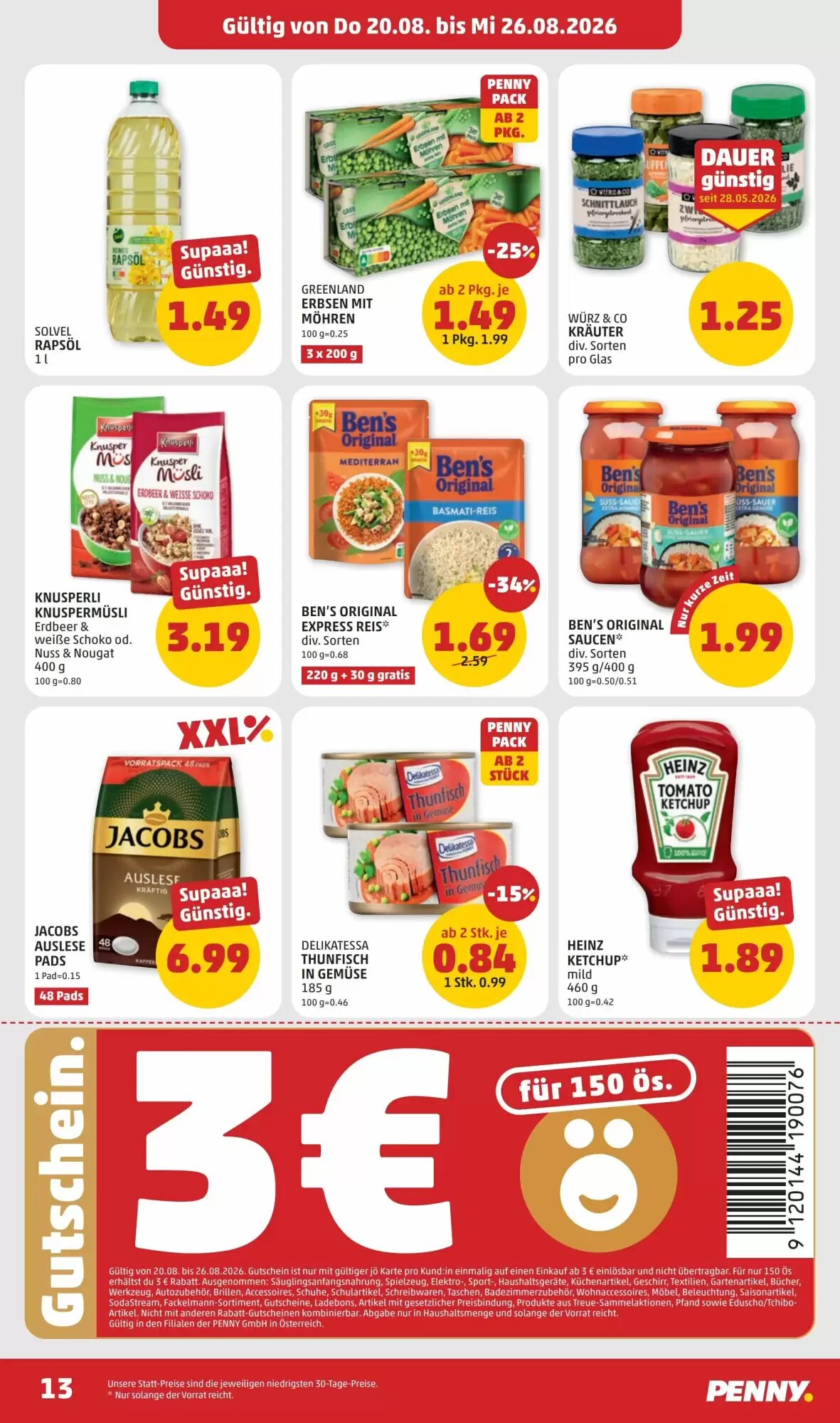 PENNY Flugblatt (ab 20.08.2026) - Angebote und Prospekt - Seite 13