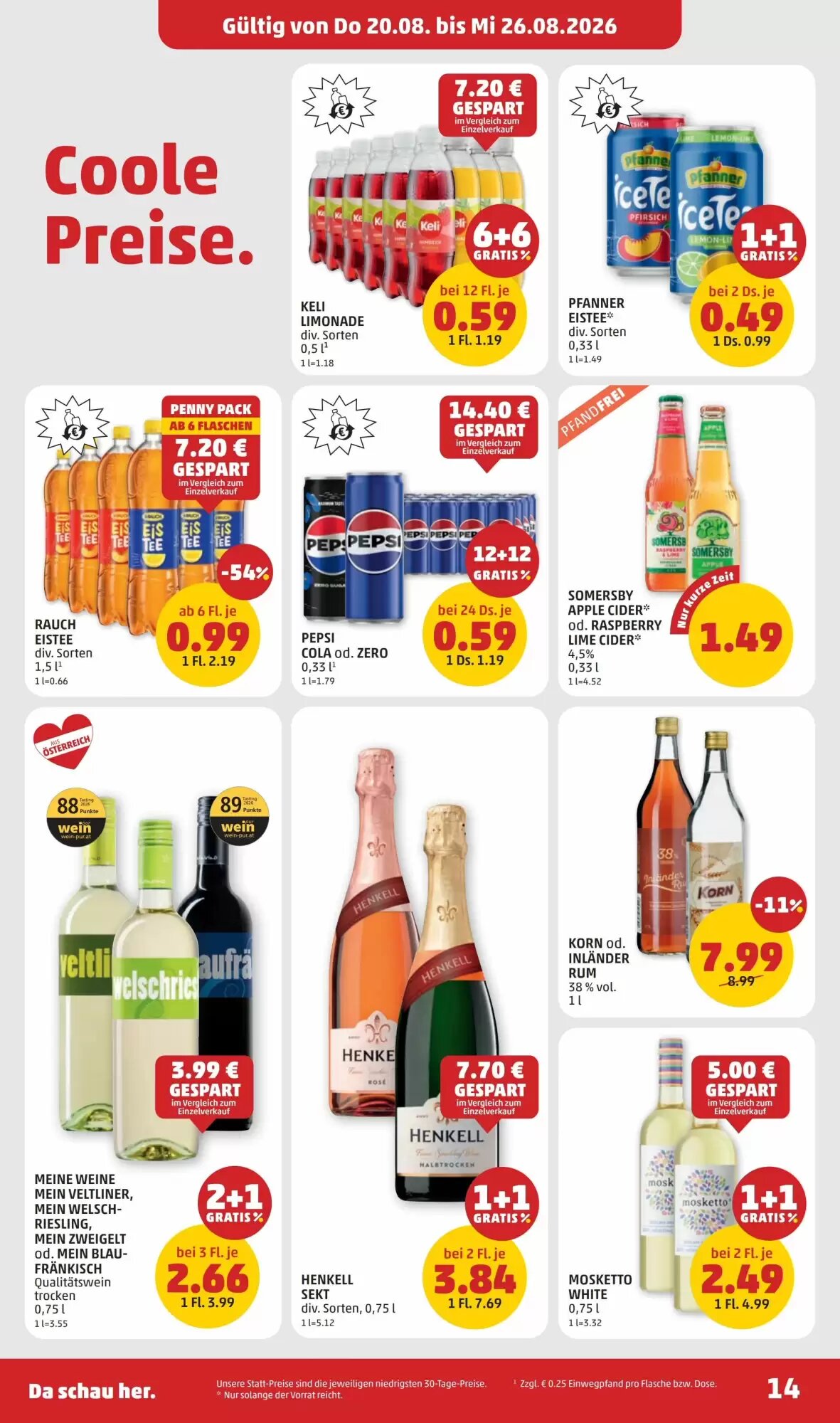 PENNY Flugblatt (ab 20.08.2026) - Angebote und Prospekt - Seite 14