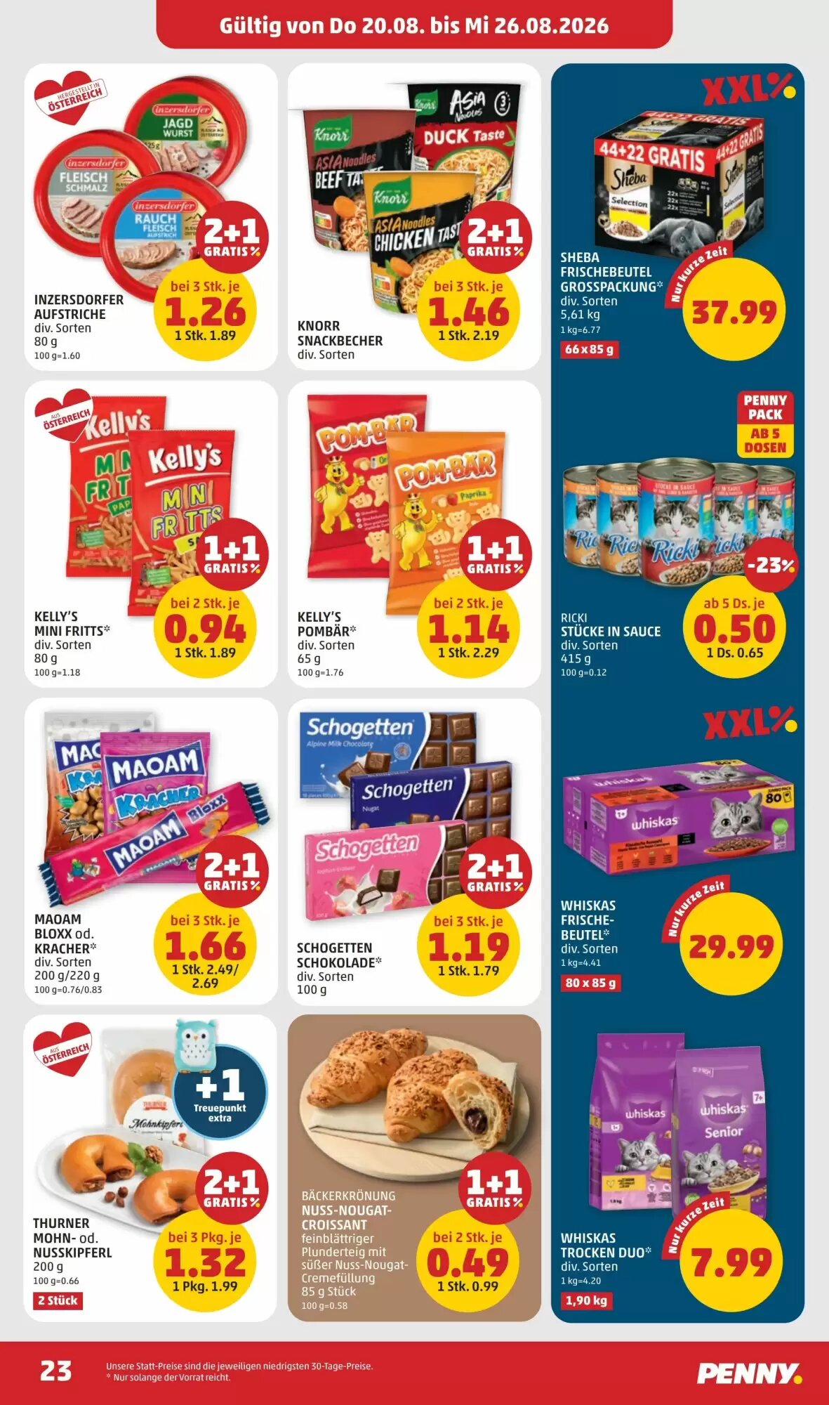 PENNY Flugblatt (ab 20.08.2026) - Angebote und Prospekt - Seite 23