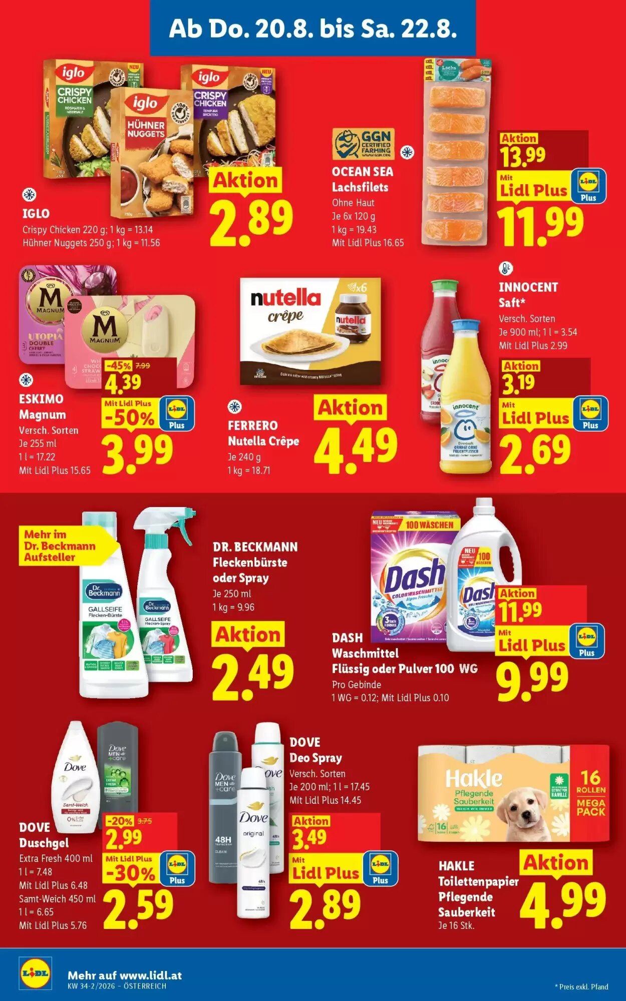 Lidl Flugblatt (ab 20.08.2026) - Angebote und Prospekt - Seite 12