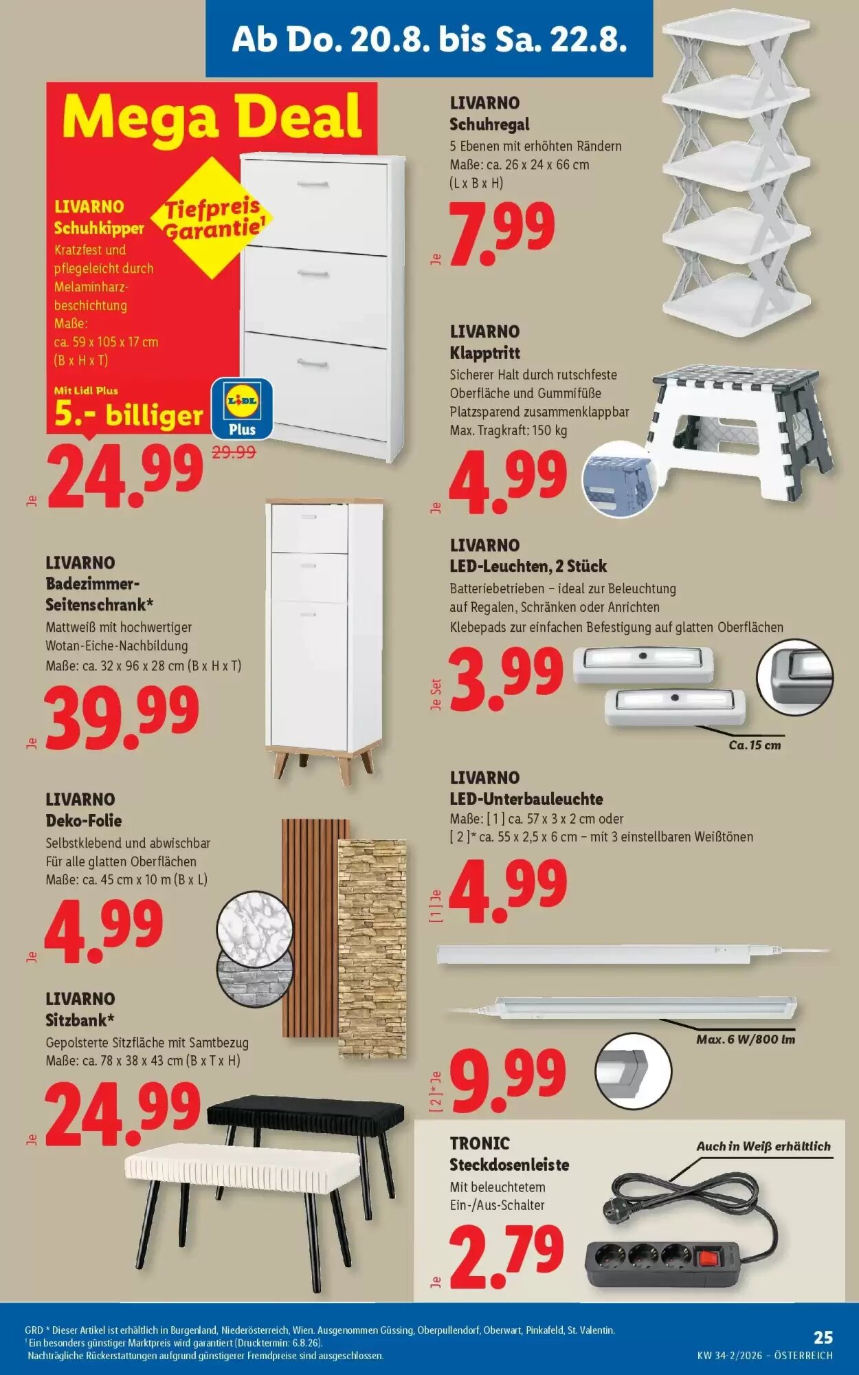 Lidl Flugblatt (ab 20.08.2026) - Angebote und Prospekt - Seite 29