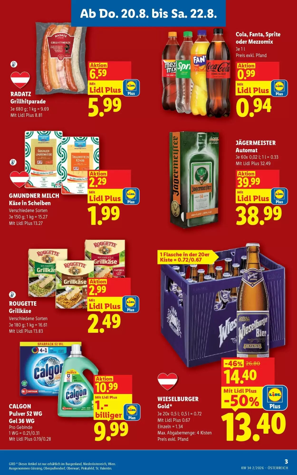 Lidl Flugblatt (ab 20.08.2026) - Angebote und Prospekt - Seite 3