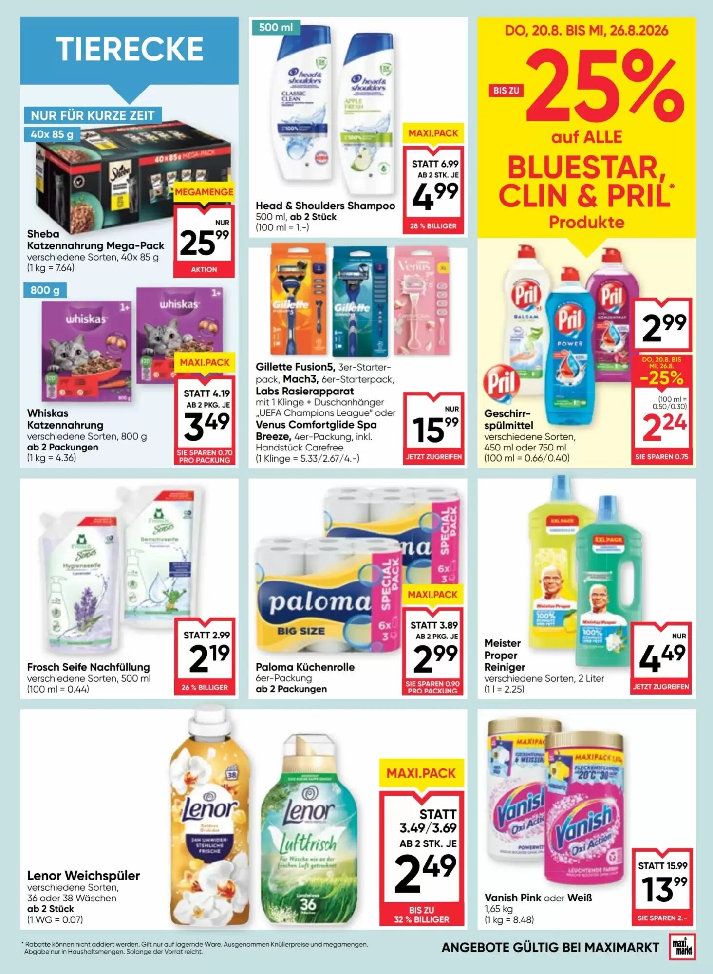 Maximarkt Flugblatt (ab 20.08.2026) - Angebote und Prospekt - Seite 15