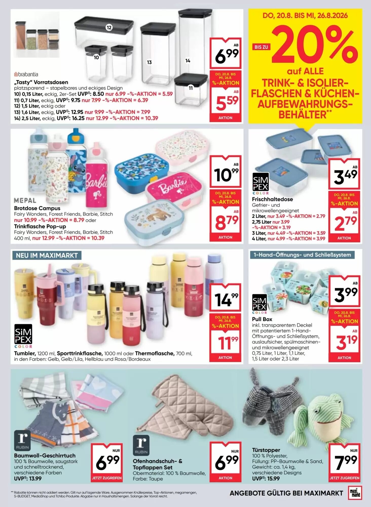 Maximarkt Flugblatt (ab 20.08.2026) - Angebote und Prospekt - Seite 19