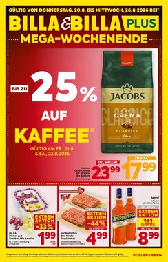 Billa Flugblatt (ab 20.08.2026) - Angebote und Prospekt