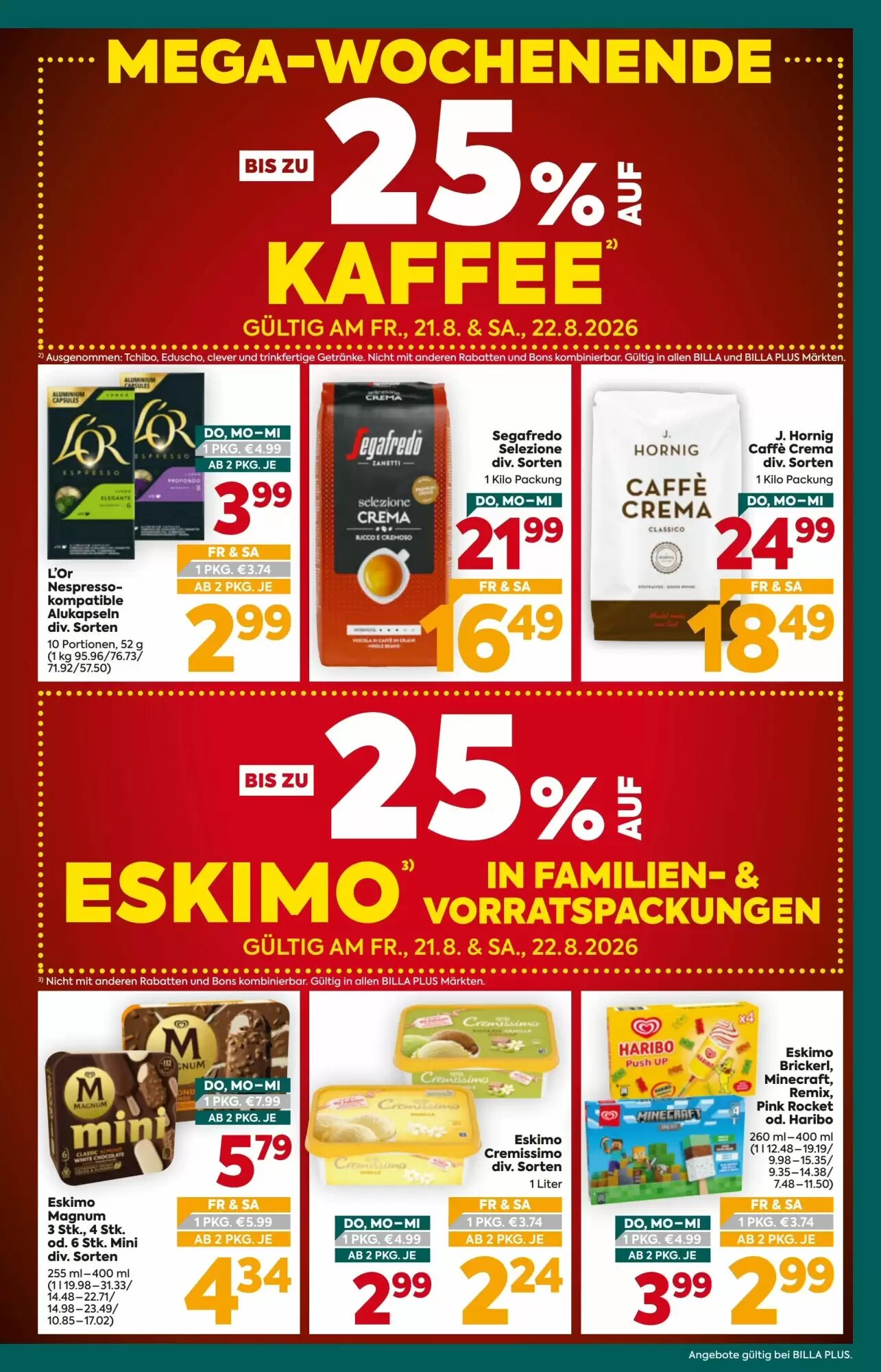 Billa Flugblatt (ab 20.08.2026) - Angebote und Prospekt - Seite 3