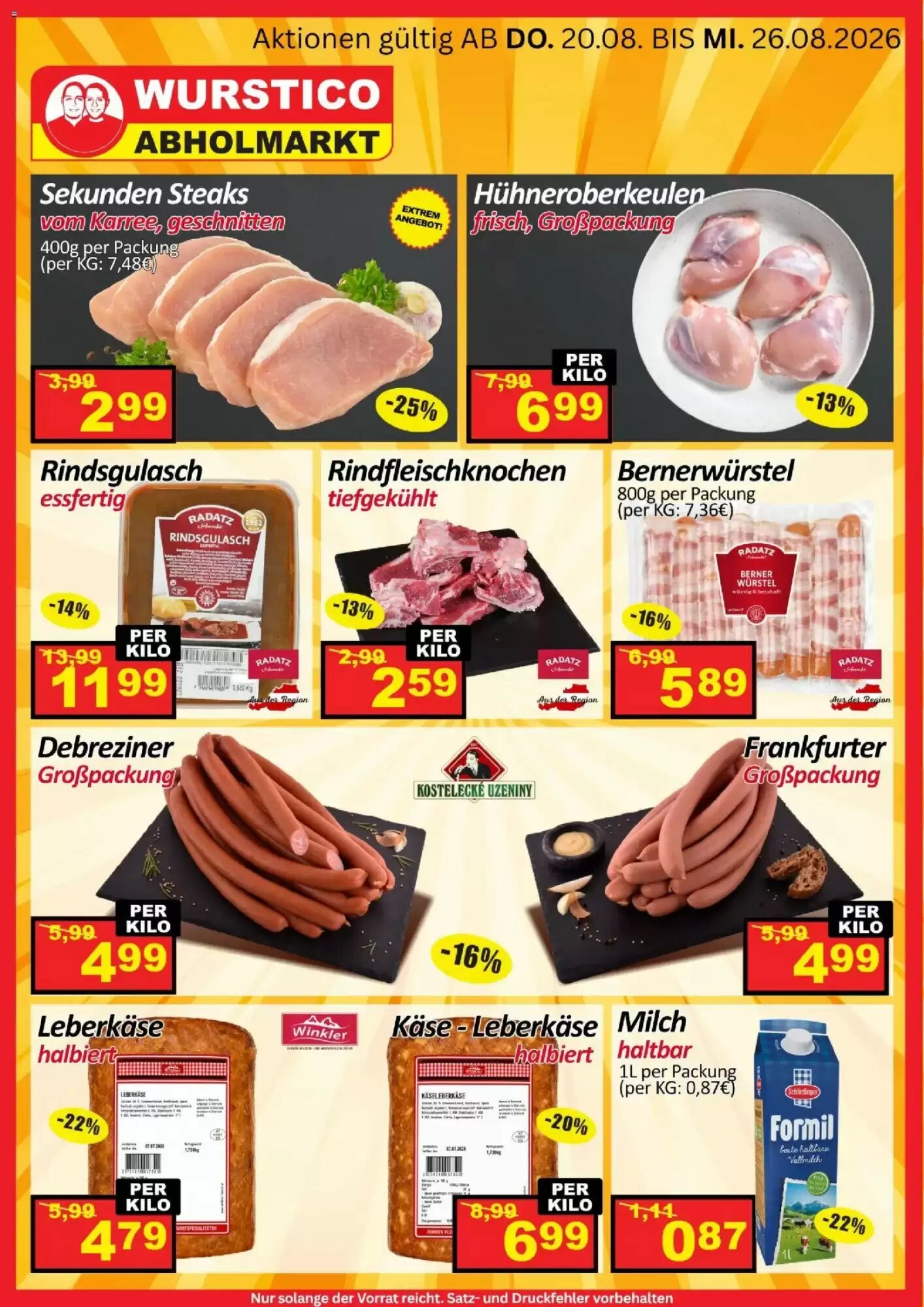Wurstico Flugblatt (ab 20.08.2026) - Angebote und Prospekt - Seite 2