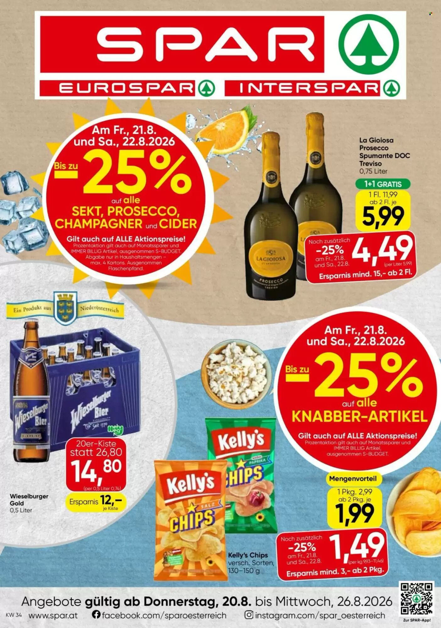 Eurospar Flugblatt (ab 20.08.2026) - Angebote und Prospekt - Seite 1