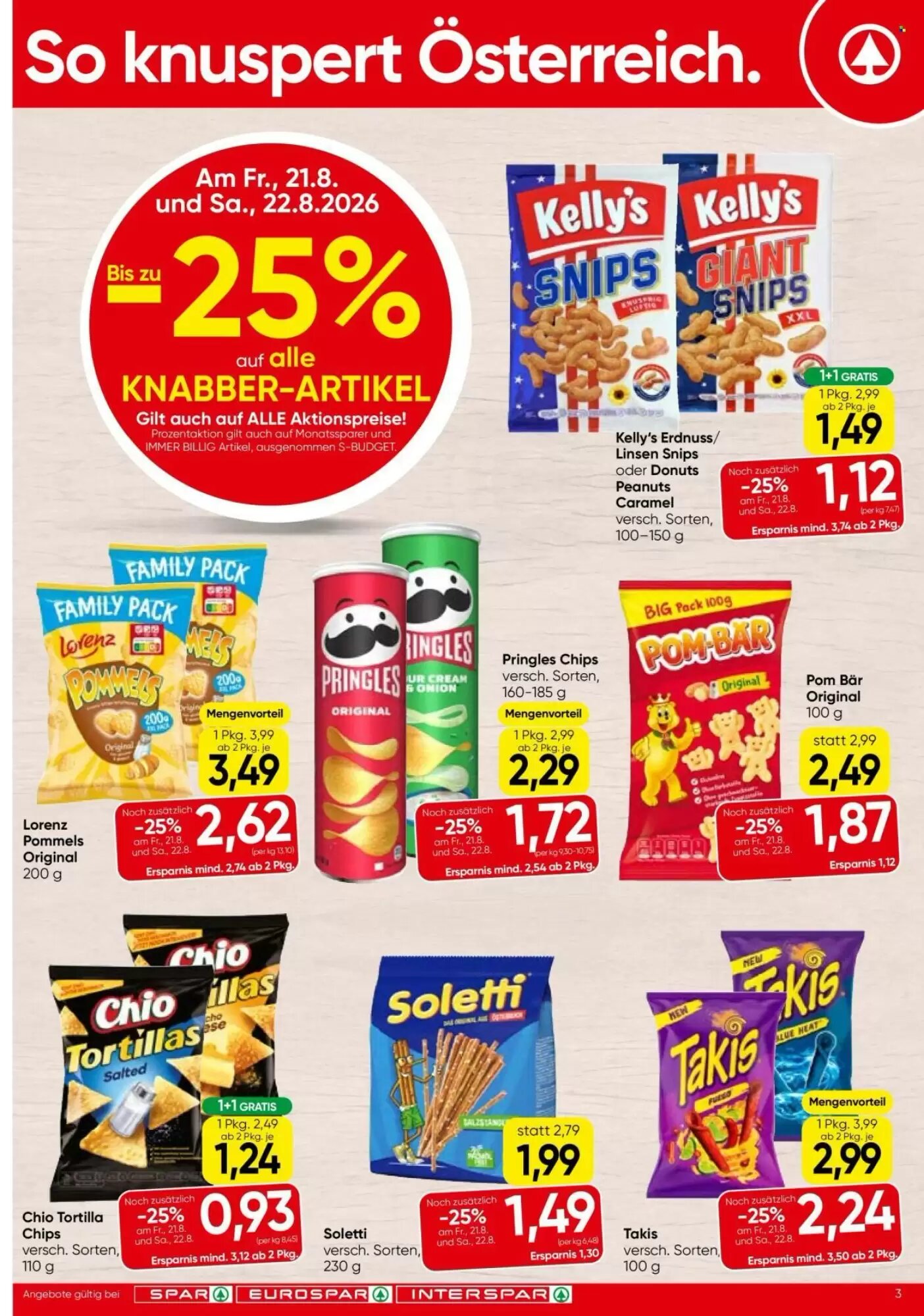 Eurospar Flugblatt (ab 20.08.2026) - Angebote und Prospekt - Seite 3