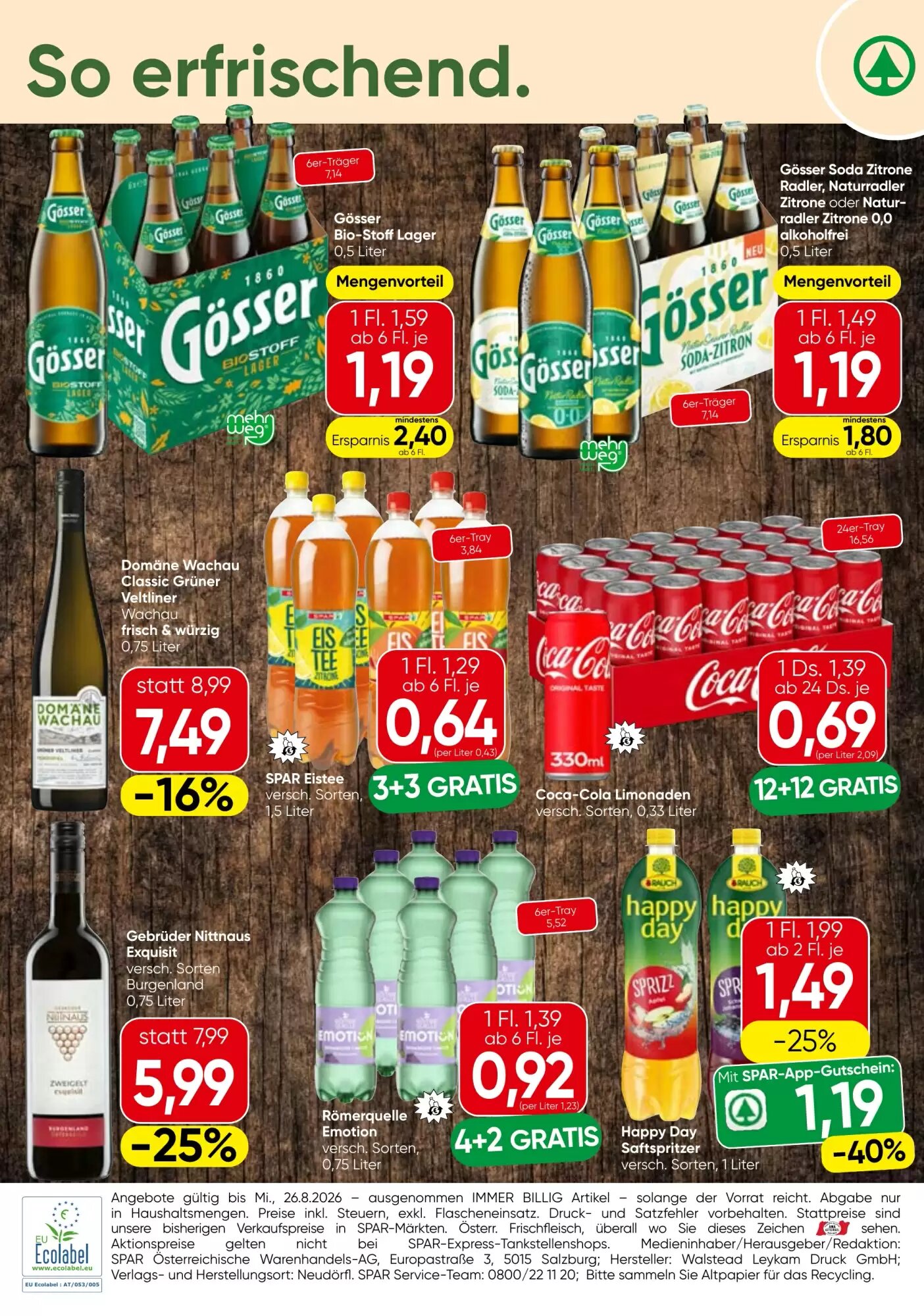 Spar Flugblatt (ab 20.08.2026) - Angebote und Prospekt - Seite 4