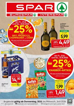 Spar Flugblatt (ab 20.08.2026) - Angebote und Prospekt