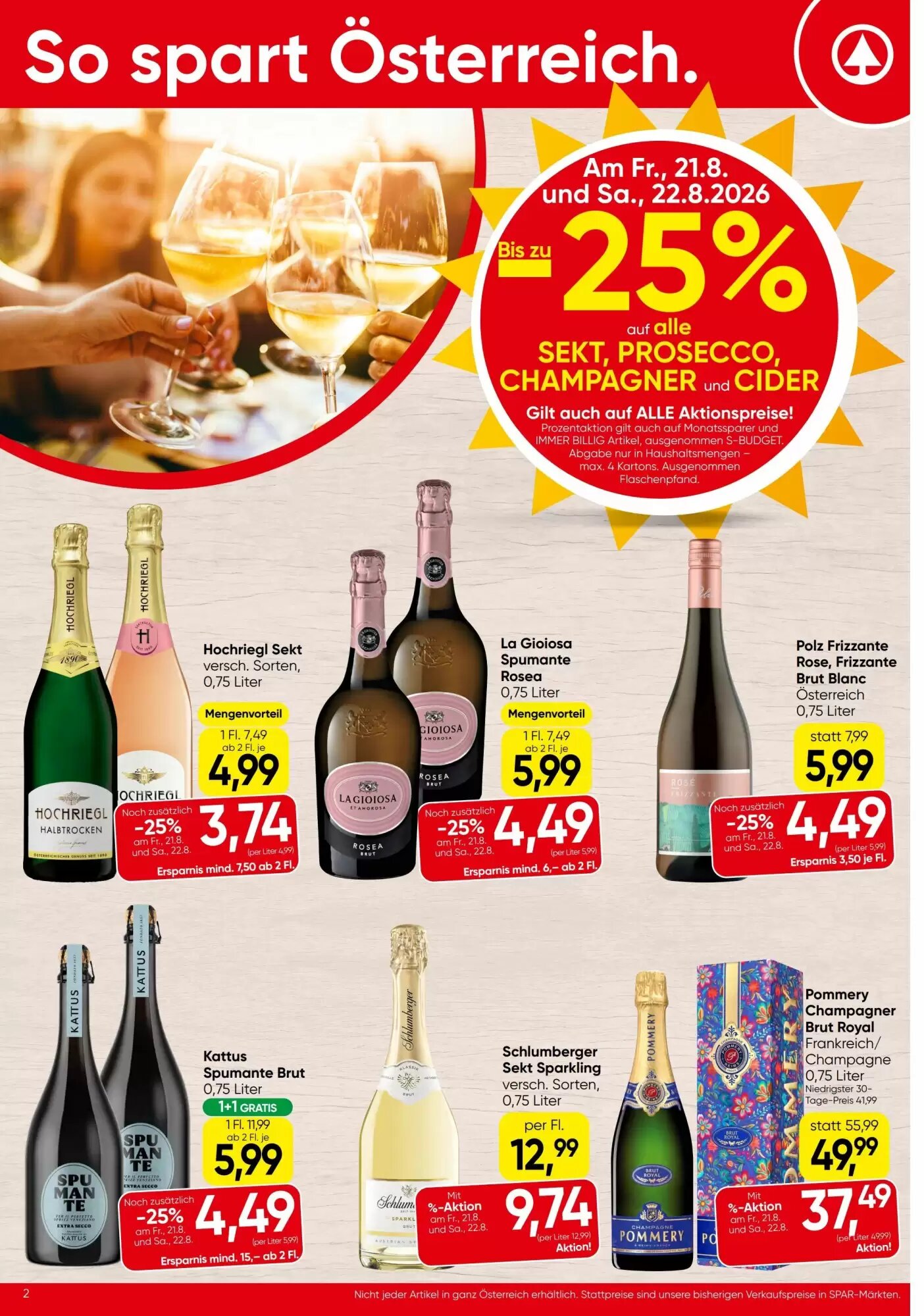Spar Flugblatt (ab 20.08.2026) - Angebote und Prospekt - Seite 2