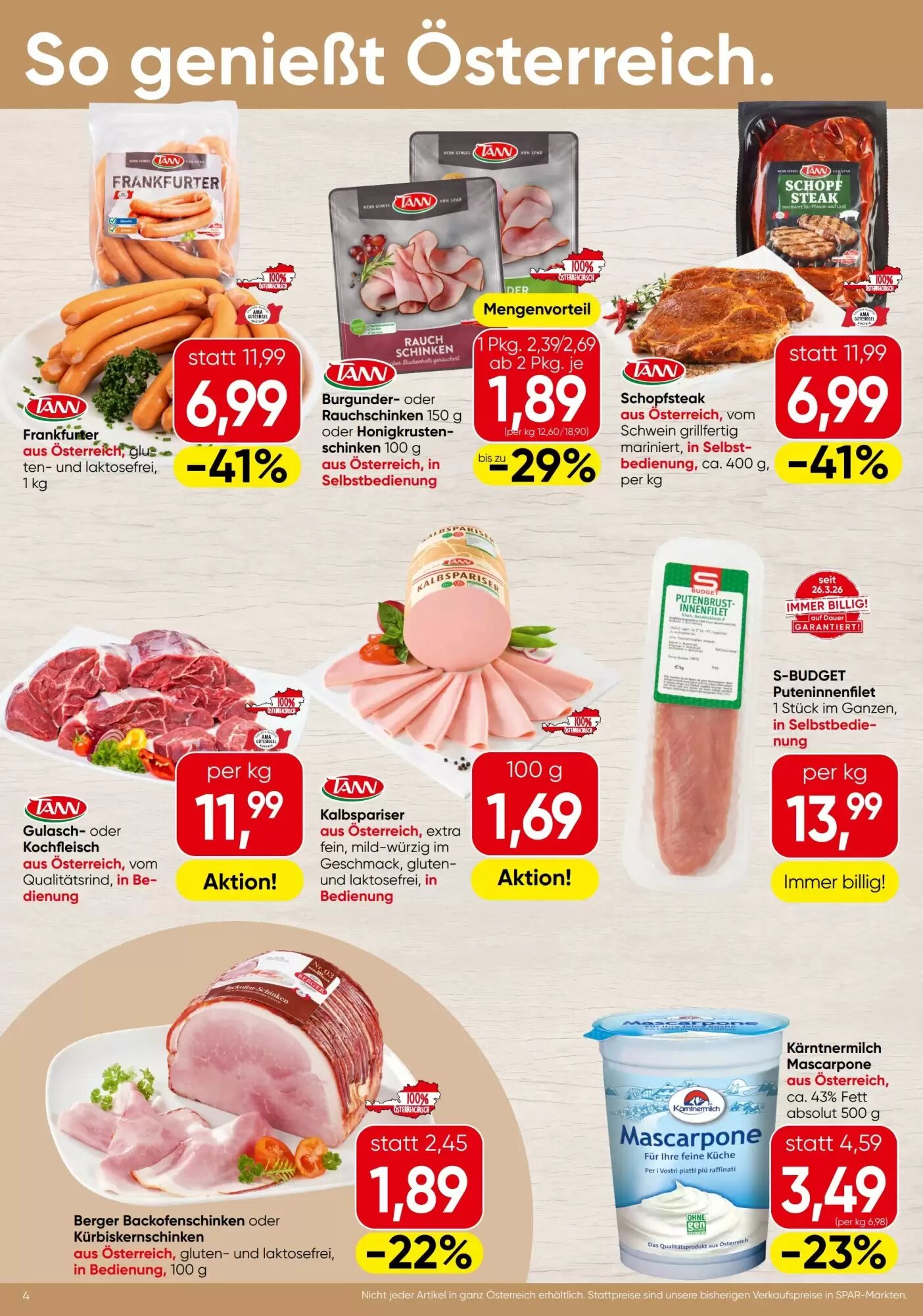 Spar Flugblatt (ab 20.08.2026) - Angebote und Prospekt - Seite 4