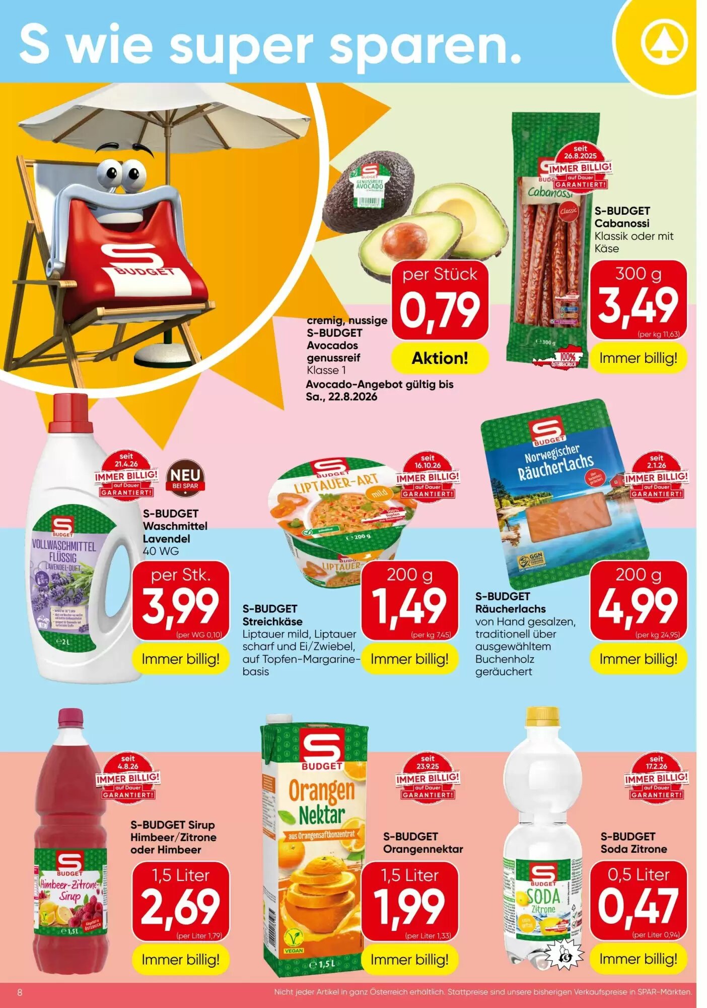 Spar Flugblatt (ab 20.08.2026) - Angebote und Prospekt - Seite 8