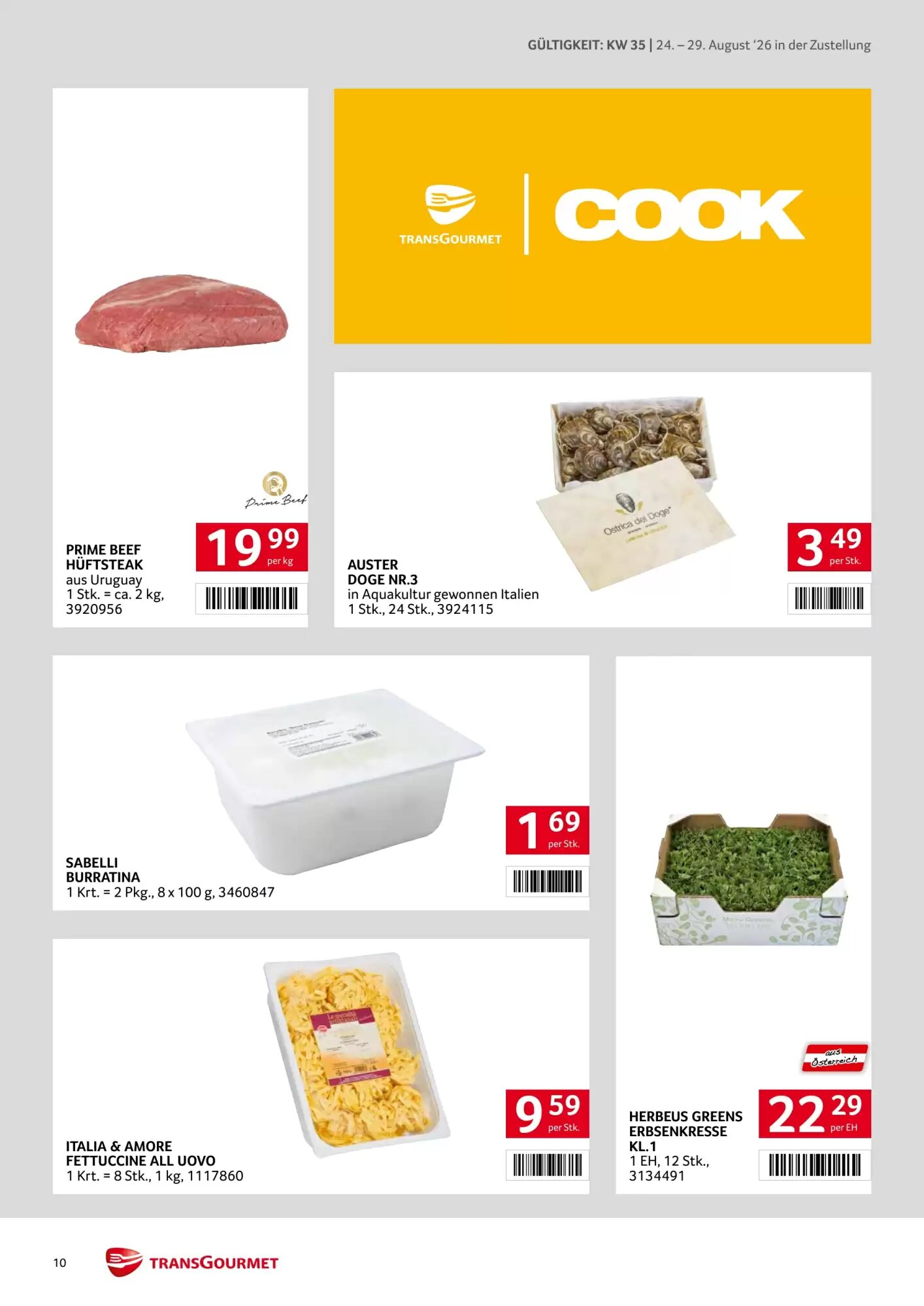 Transgourmet Flugblatt (ab 24.08.2026) - Angebote und Prospekt - Seite 10