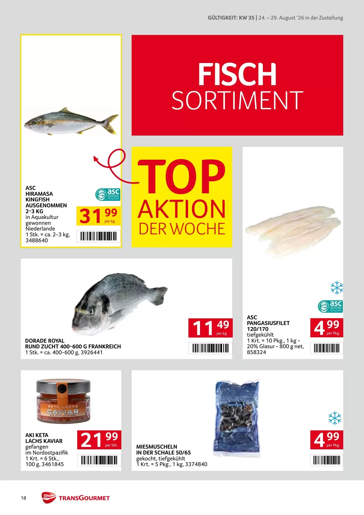 Transgourmet Flugblatt (ab 24.08.2026) - Angebote und Prospekt - Seite 18