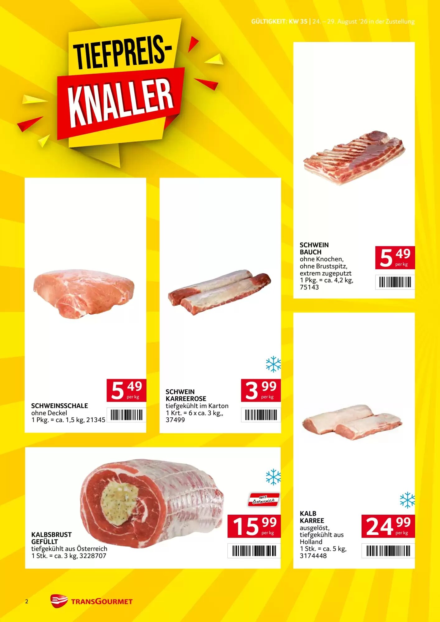 Transgourmet Flugblatt (ab 24.08.2026) - Angebote und Prospekt - Seite 2