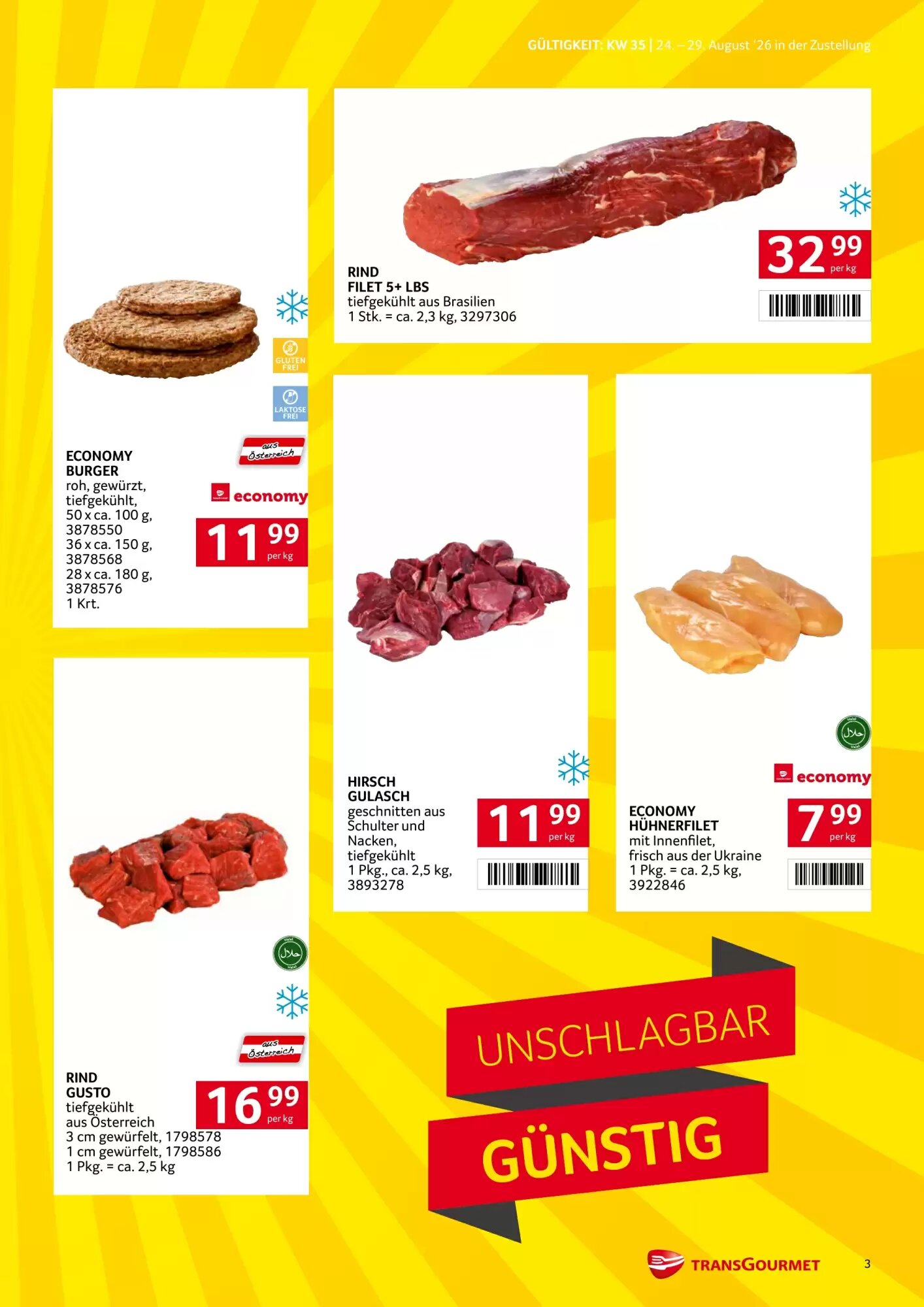 Transgourmet Flugblatt (ab 24.08.2026) - Angebote und Prospekt - Seite 3