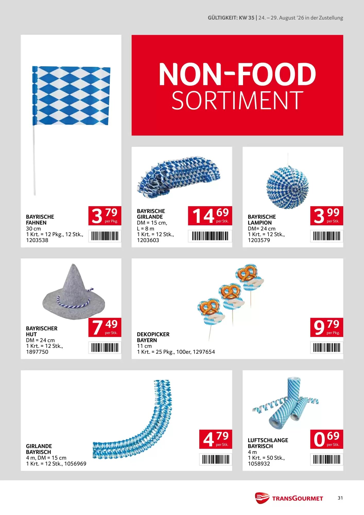 Transgourmet Flugblatt (ab 24.08.2026) - Angebote und Prospekt - Seite 31