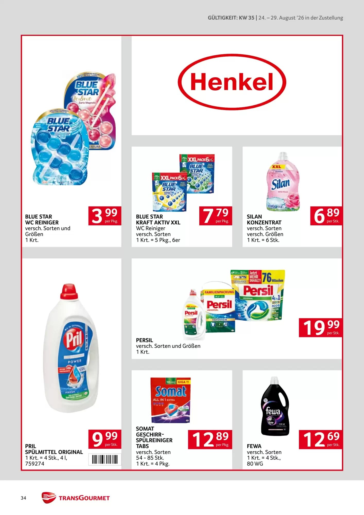 Transgourmet Flugblatt (ab 24.08.2026) - Angebote und Prospekt - Seite 34