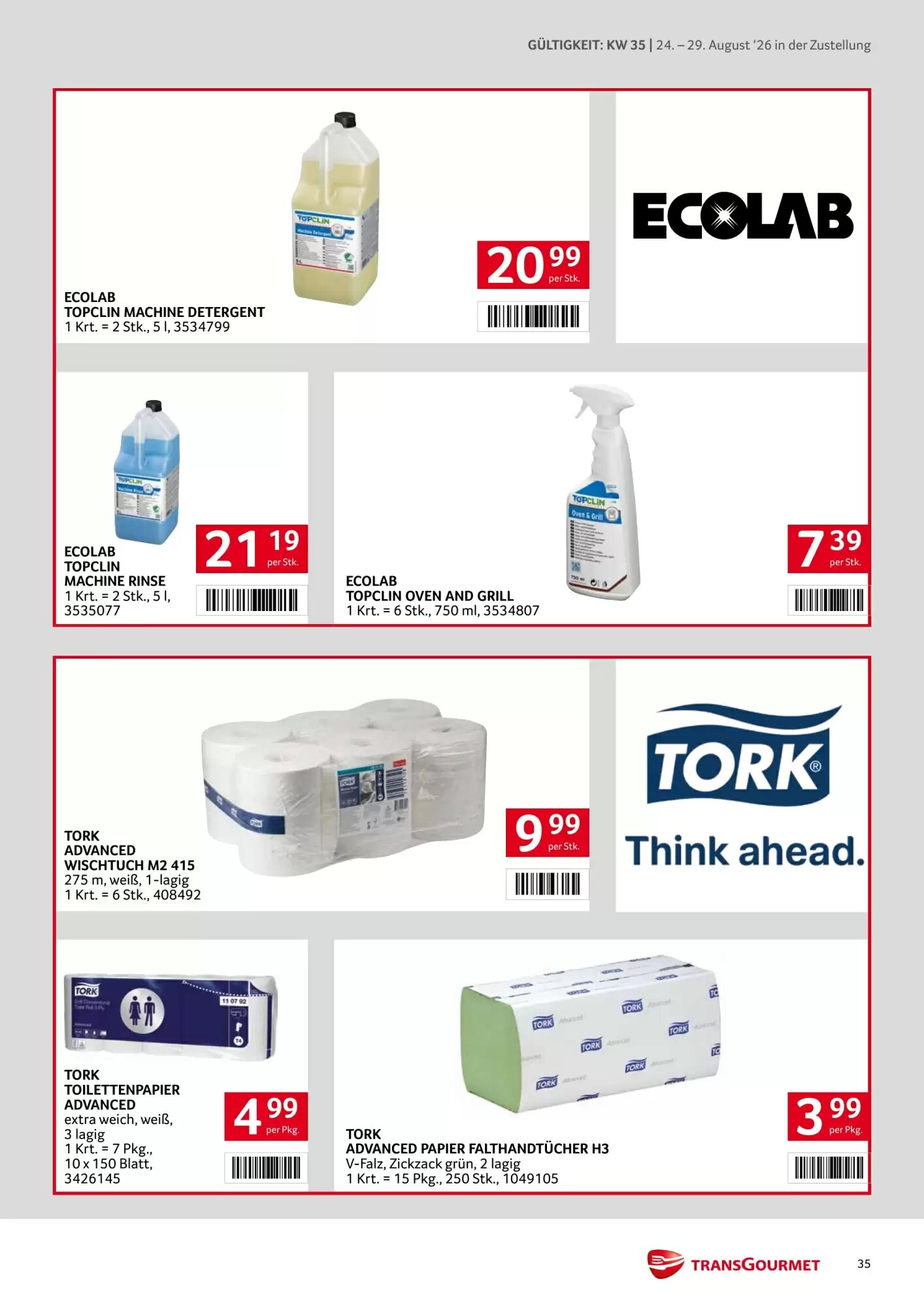 Transgourmet Flugblatt (ab 24.08.2026) - Angebote und Prospekt - Seite 35