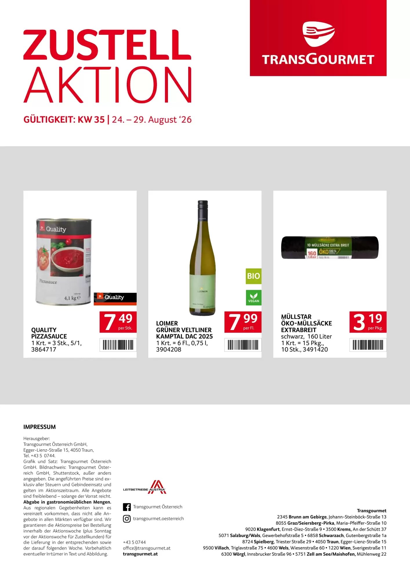 Transgourmet Flugblatt (ab 24.08.2026) - Angebote und Prospekt - Seite 36