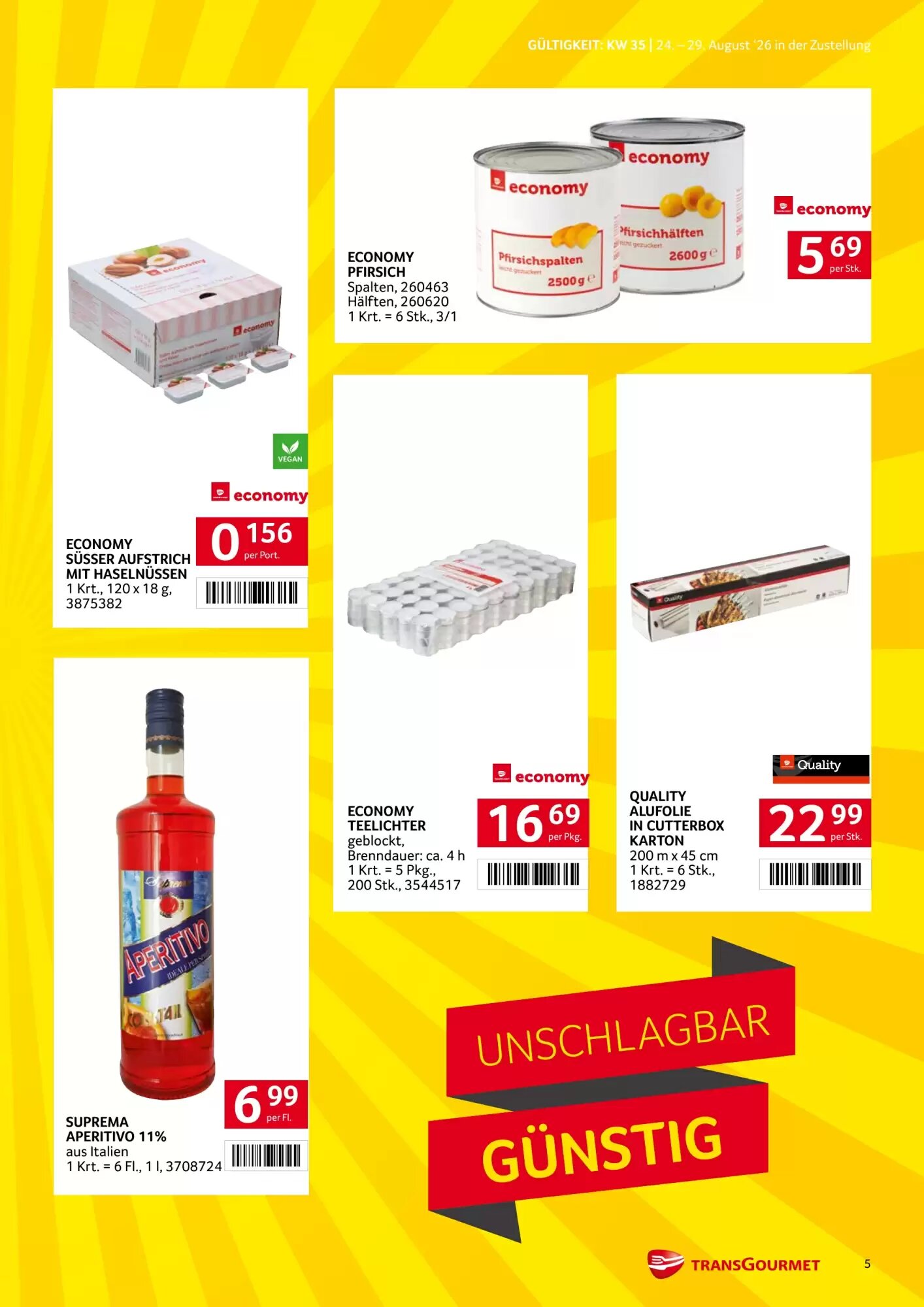 Transgourmet Flugblatt (ab 24.08.2026) - Angebote und Prospekt - Seite 5