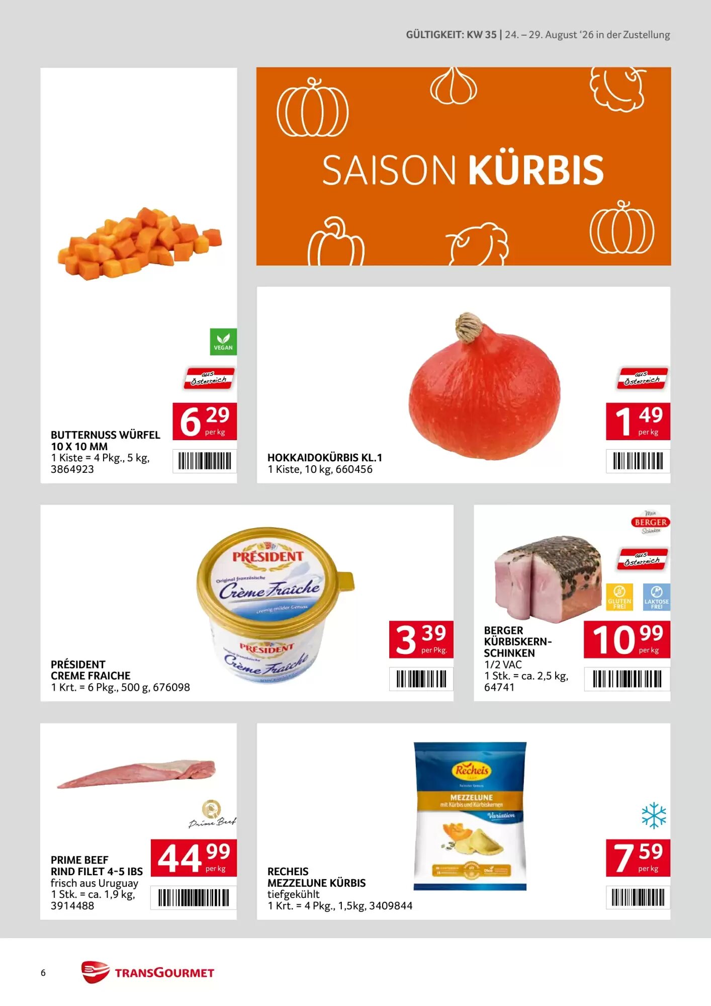 Transgourmet Flugblatt (ab 24.08.2026) - Angebote und Prospekt - Seite 6